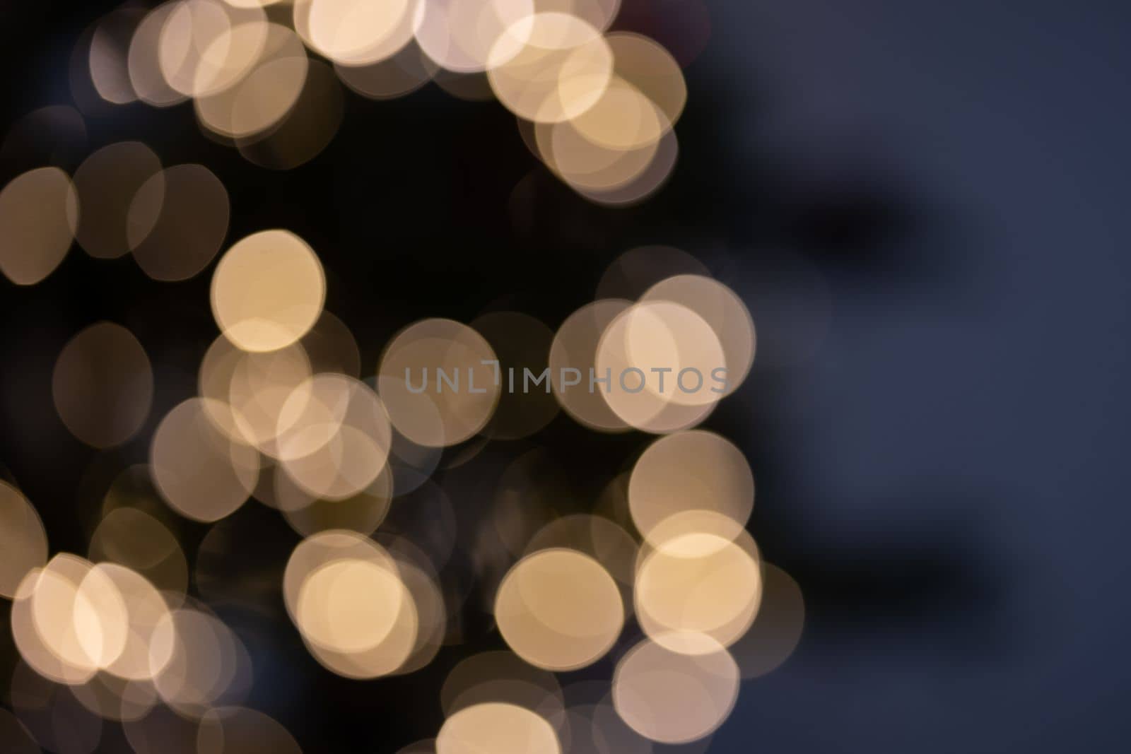 Abstract blurred twinkled lights. Beautiful Bokeh Background by exndiver