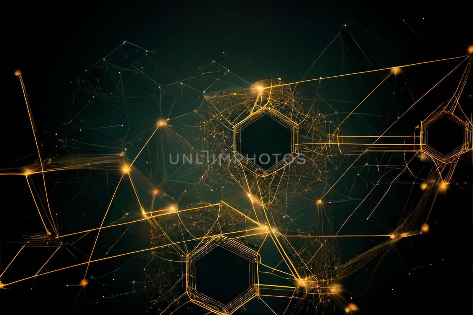 abstract hi-tech background with links between elements. High quality illustration