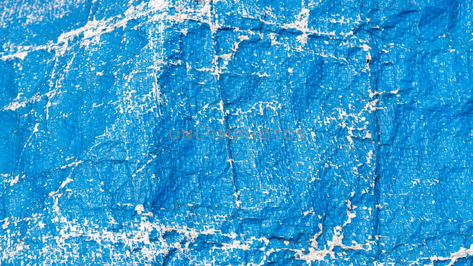 Blue plastic bag burlap texture by voktybre