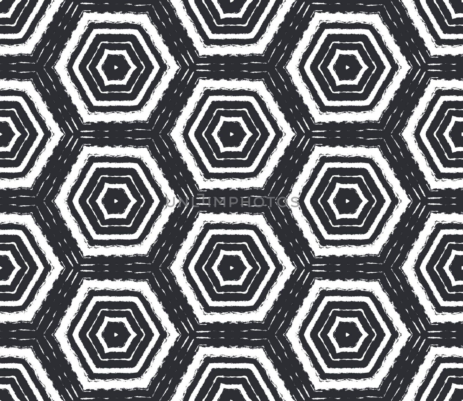 Medallion seamless pattern. Black symmetrical kaleidoscope background. Textile ready nice print, swimwear fabric, wallpaper, wrapping. Watercolor medallion seamless tile.