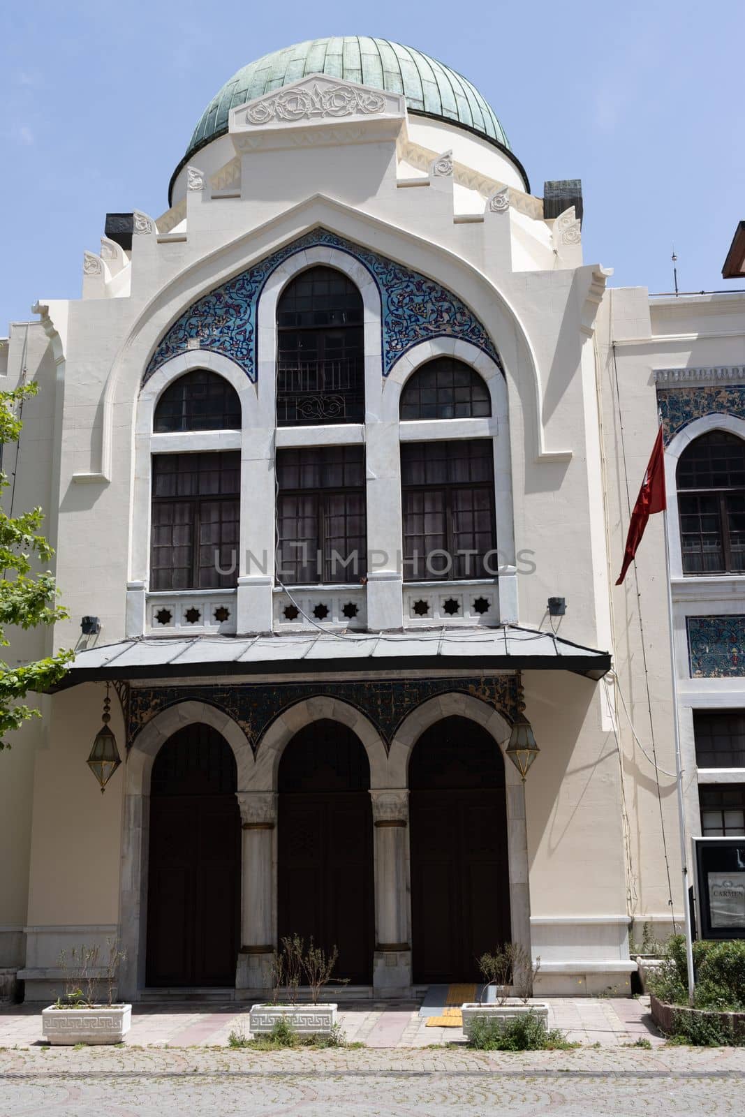 KONAK, IZMIR, TURKEY - MAY 11, 2020-izmir konak opera and ballet house