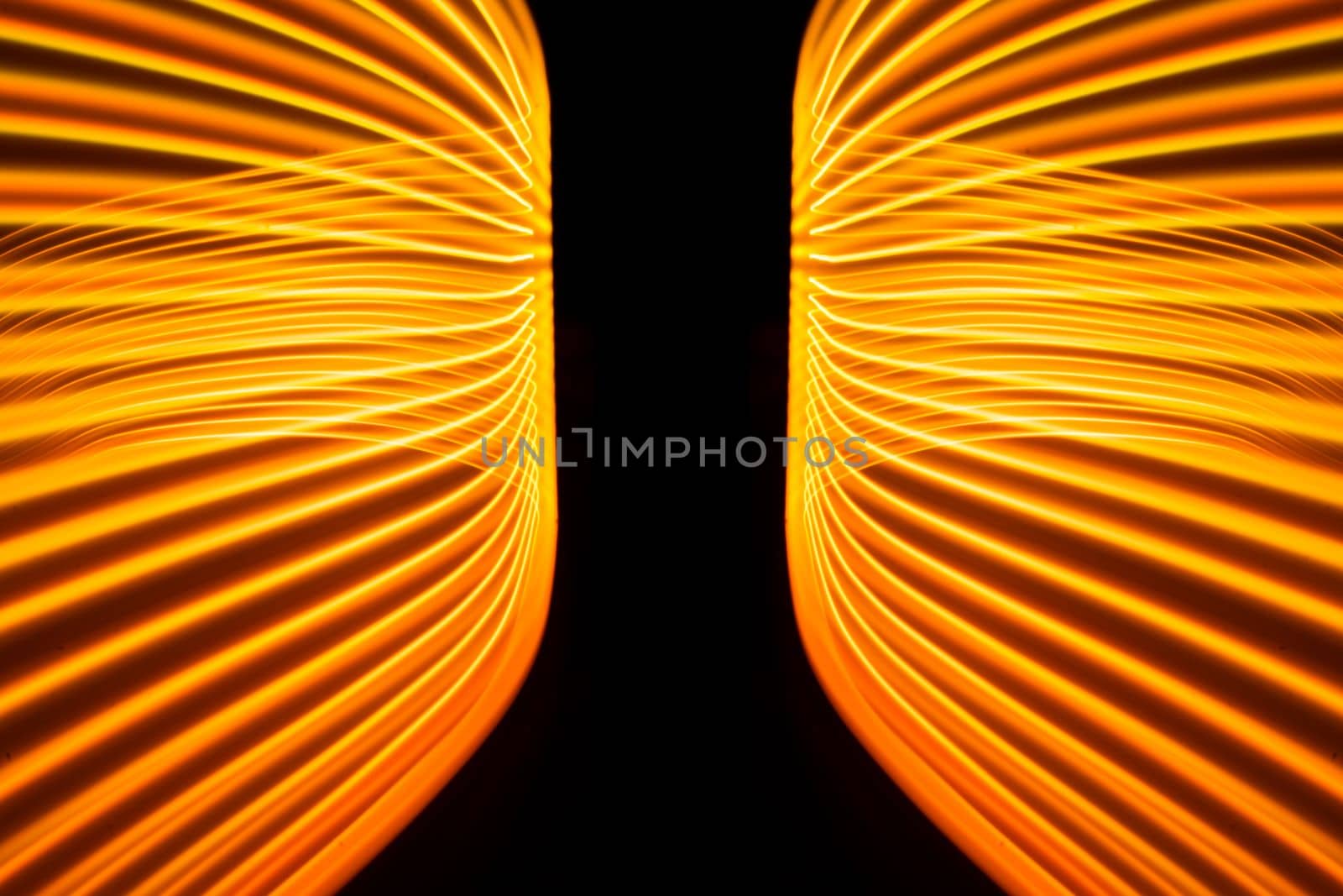 Neon design elements lights glow and flash technology abstract background. by PaulCarr