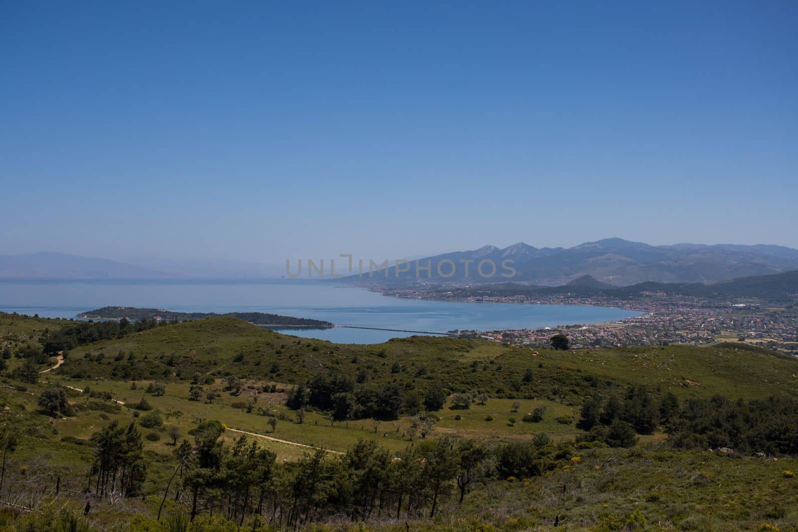 iskele-karantina/ Urla / Izmir / Turkey, MAY 11, 2020, Views from small sea town by senkaya