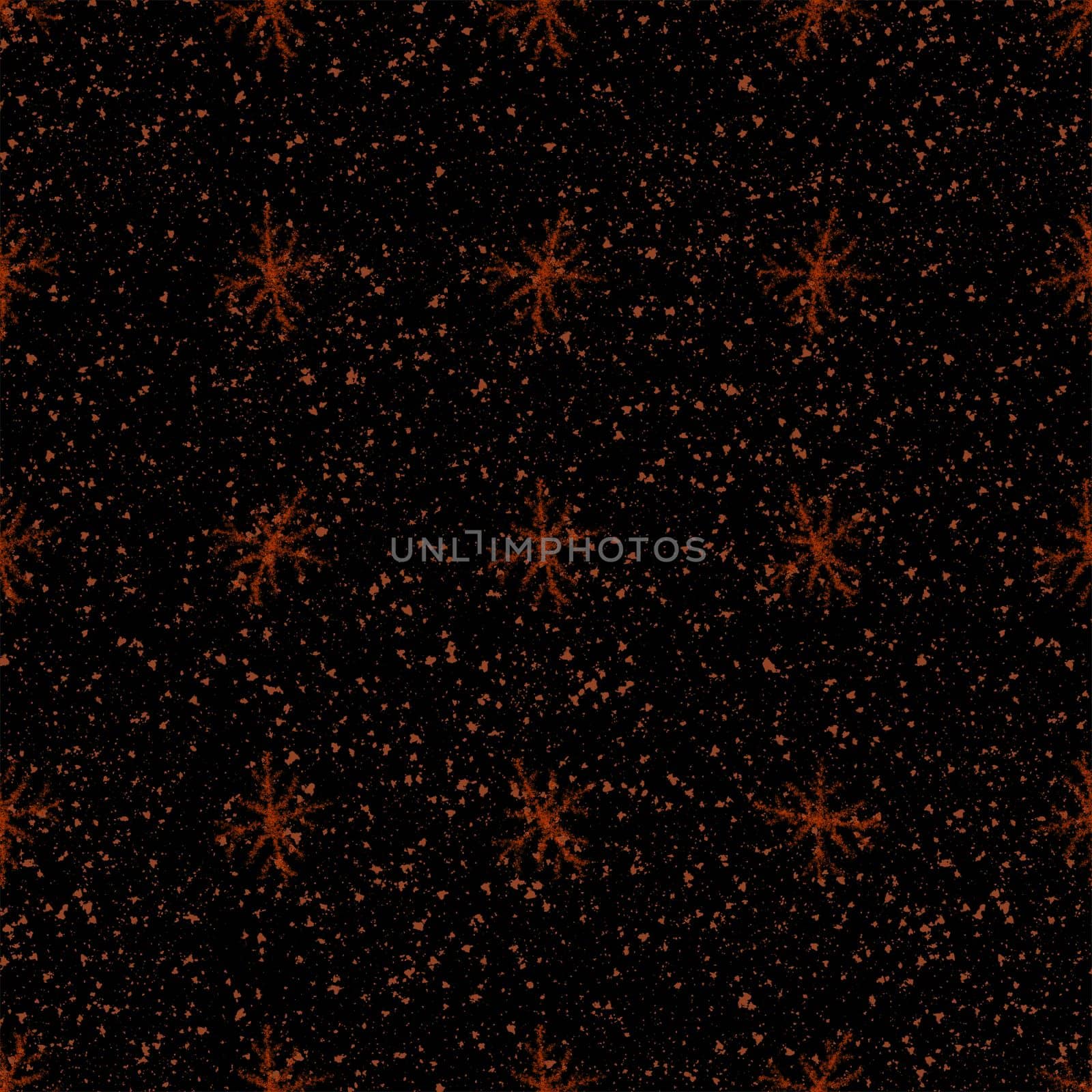 Hand Drawn Snowflakes Christmas Seamless Pattern. Subtle Flying Snow Flakes on chalk snowflakes Background. Artistic chalk handdrawn snow overlay. Bold holiday season decoration.