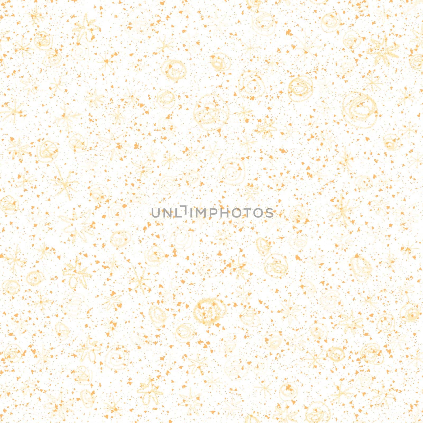 Hand Drawn Snowflakes Christmas Seamless Pattern. Subtle Flying Snow Flakes on chalk snowflakes Background. Astonishing chalk handdrawn snow overlay. Overwhelming holiday season decoration.