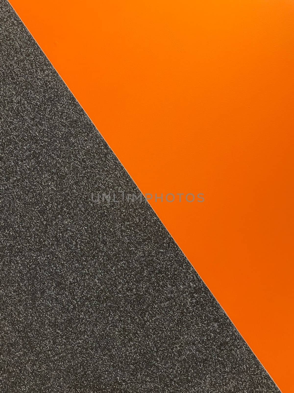 Seamless texture of orange grey cement wall a rough surface, space for text by KaterinaDalemans