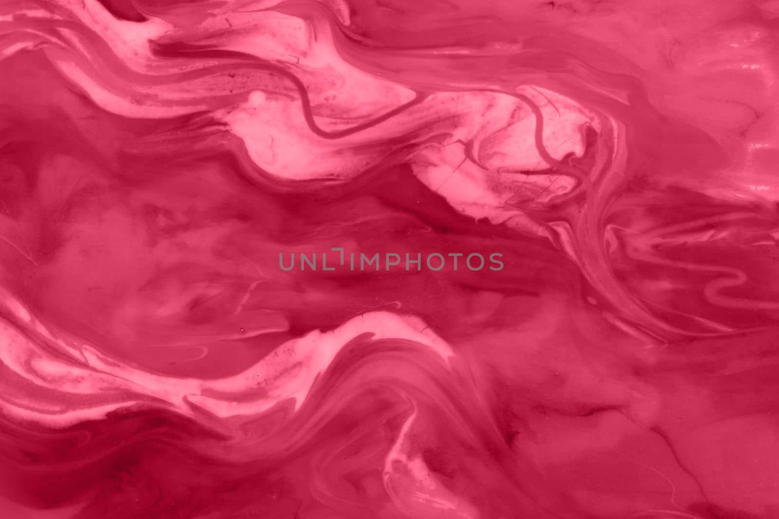 Viva magenta, new trendy color of 2023 year. Epoxy resin, liquid acrylic. by Ri6ka