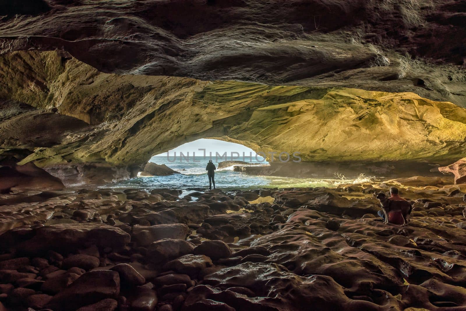 Inside the Waenhuiskrans Cave near Arniston by dpreezg