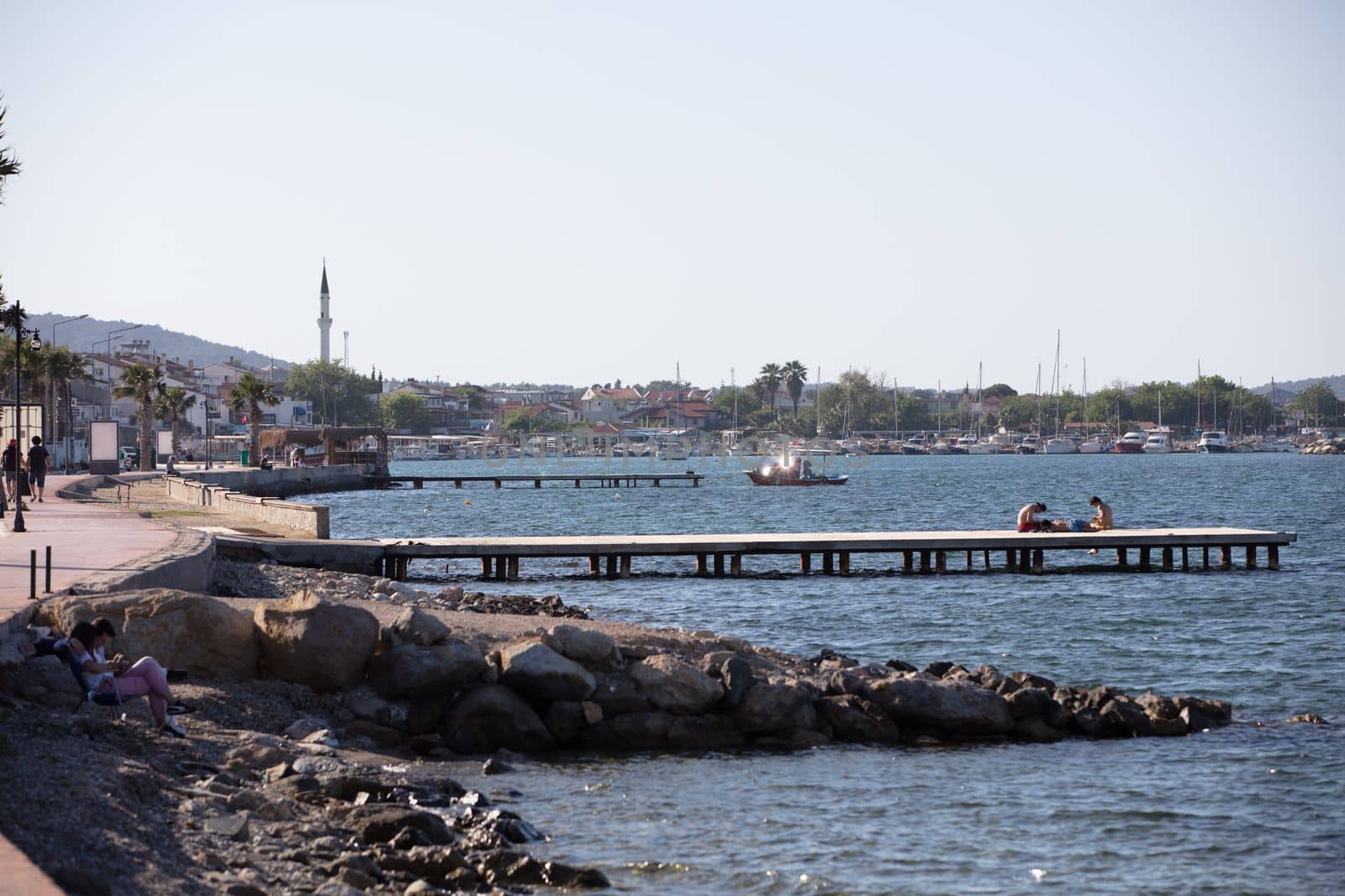 Cesmealti / Urla / Izmir / Turkey, MAY 11, 2020, Views from a small sea town by senkaya