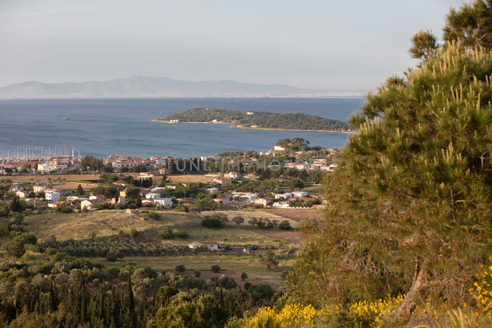 Karantina Island landscape in Izmir, Urla (Quarantine Island) by senkaya