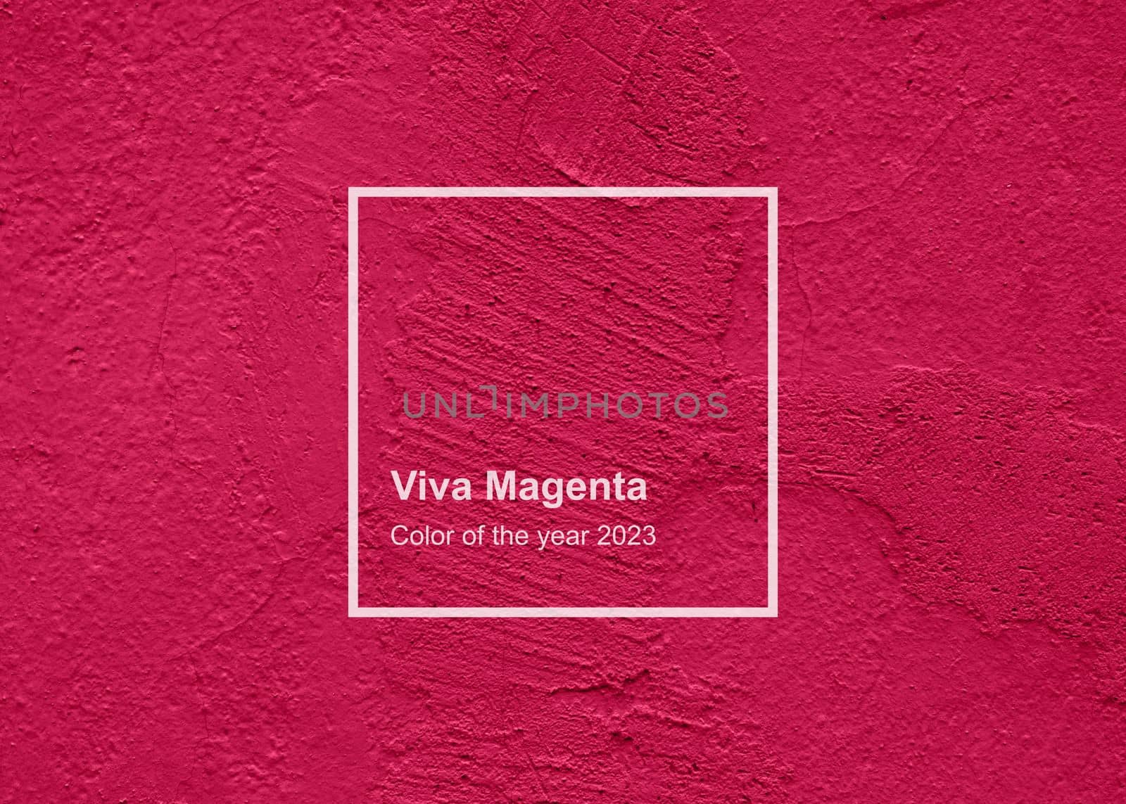 Viva Magenta toned colour grunge decorative navy dark wall background. Art rough stylized texture banner trendy color 2023. Grunge Viva Magenta color texture