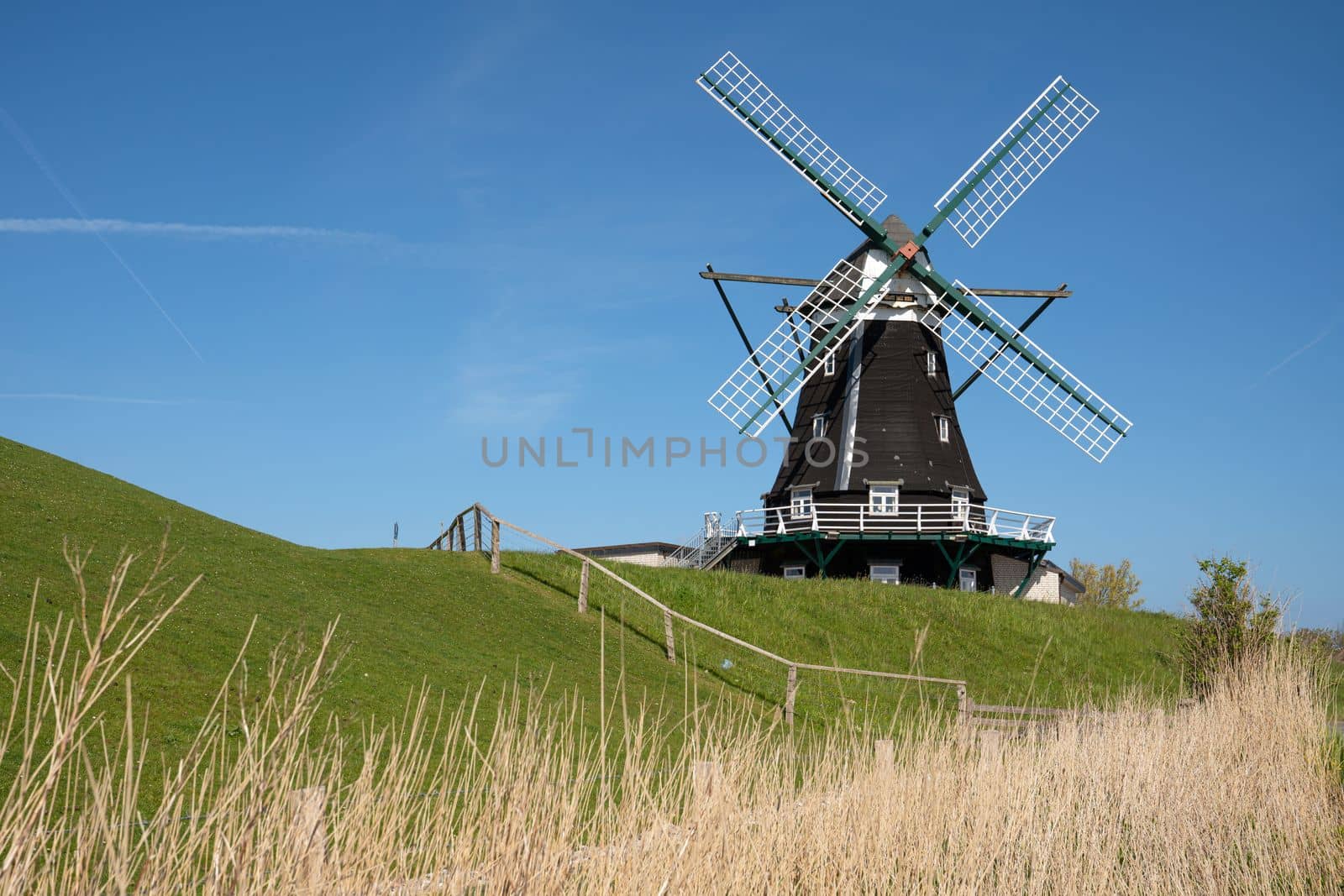 Windmill, Pellworm, Germany by alfotokunst