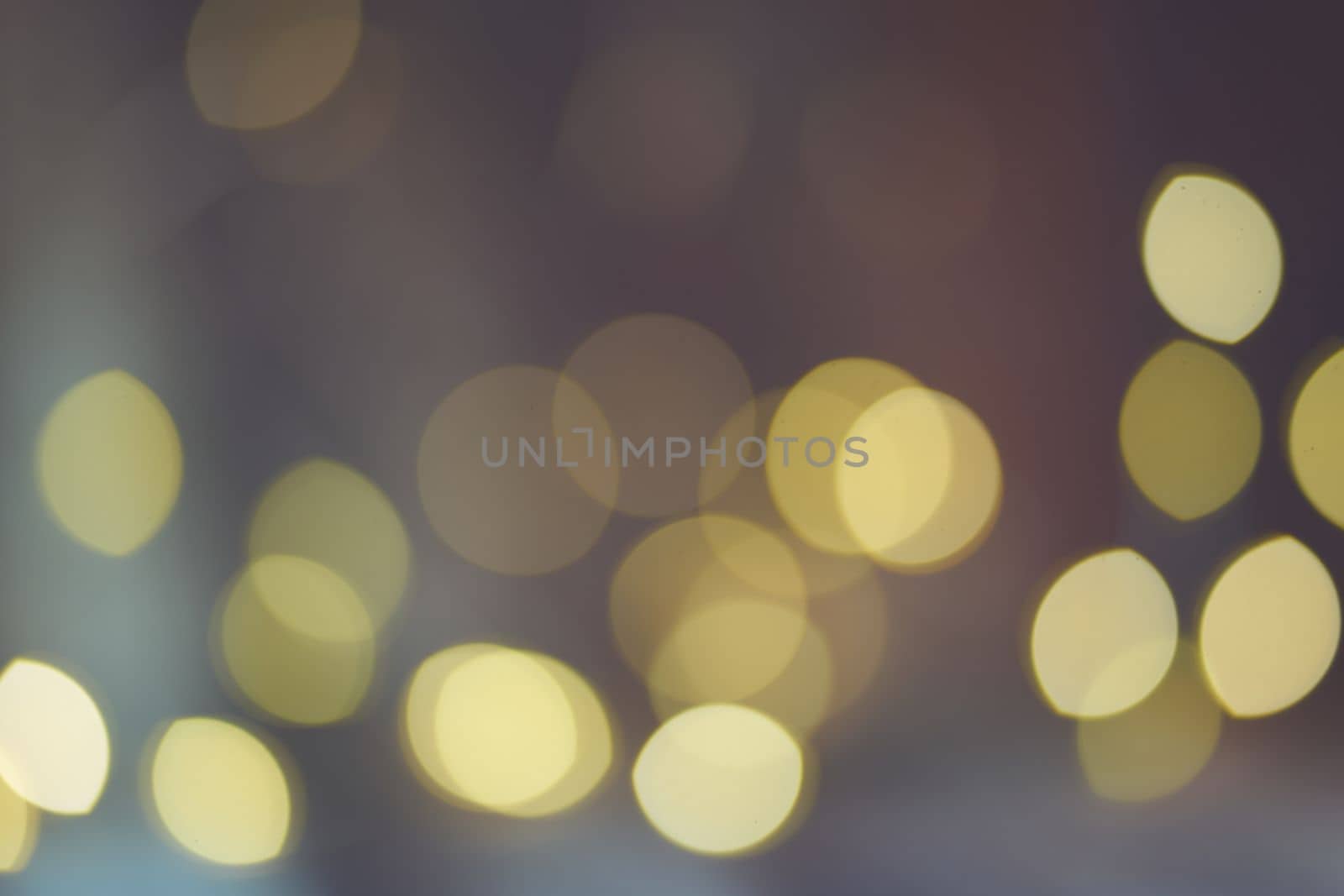 Christmas light background. Holiday glowing backdrop. Defocused Background With Blinking light. Blurred Bokeh. by Costin