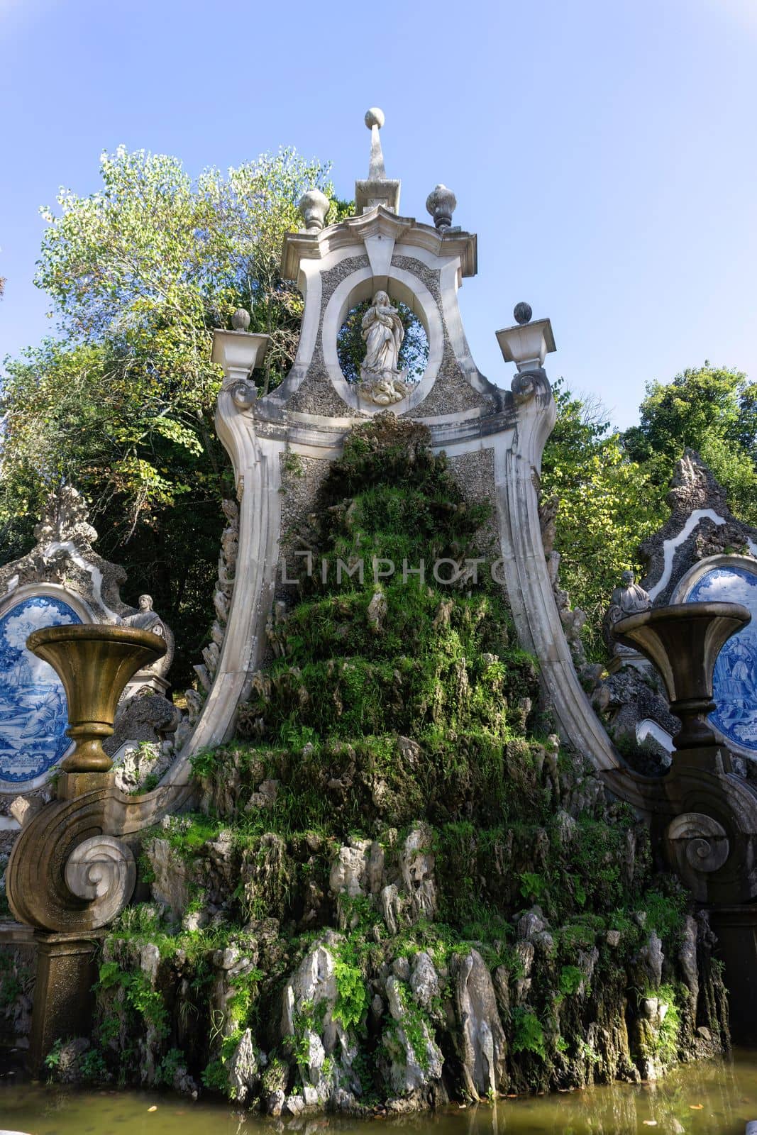 Sculptural composition at Sereia Garden, Coimbra, Portugal