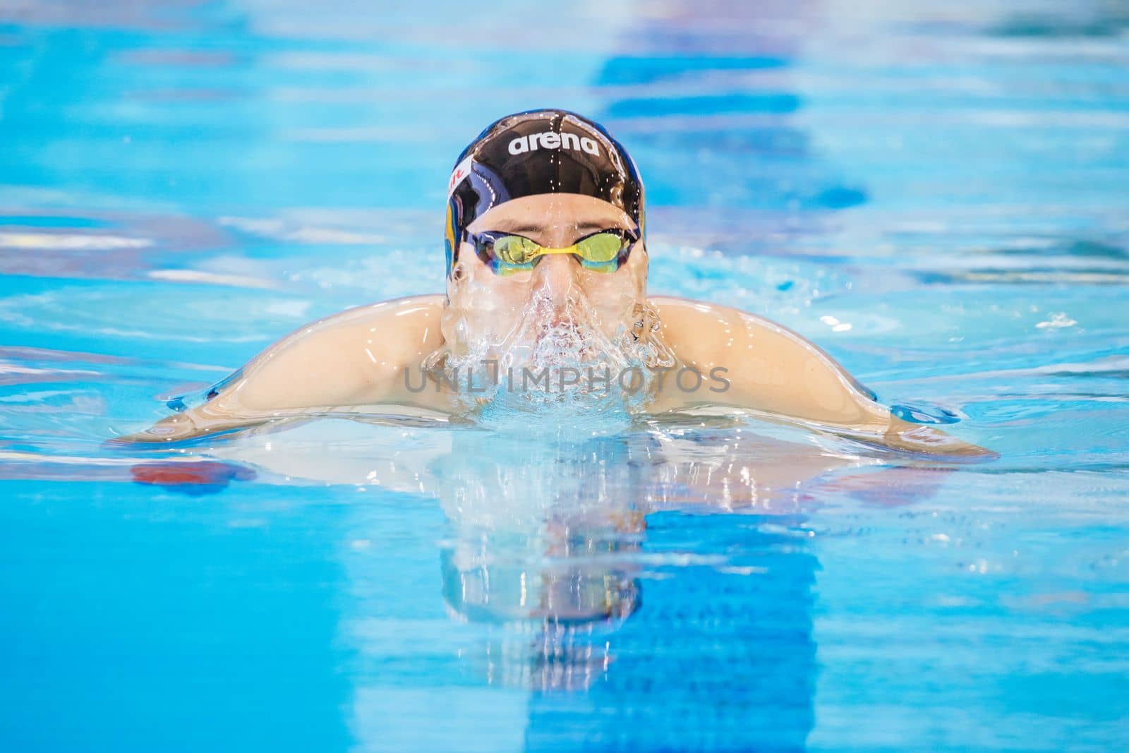 MELBOURNE, AUSTRALIA - DECEMBER 16: Daiya SETO (JPN) on his way to winning the Men's 200m Breaststroke final at the 2022 FINA World Short Course Swimming Championships at Melbourne Sports and Aquatic Centre on December 16, 2022 in Melbourne, Australia
