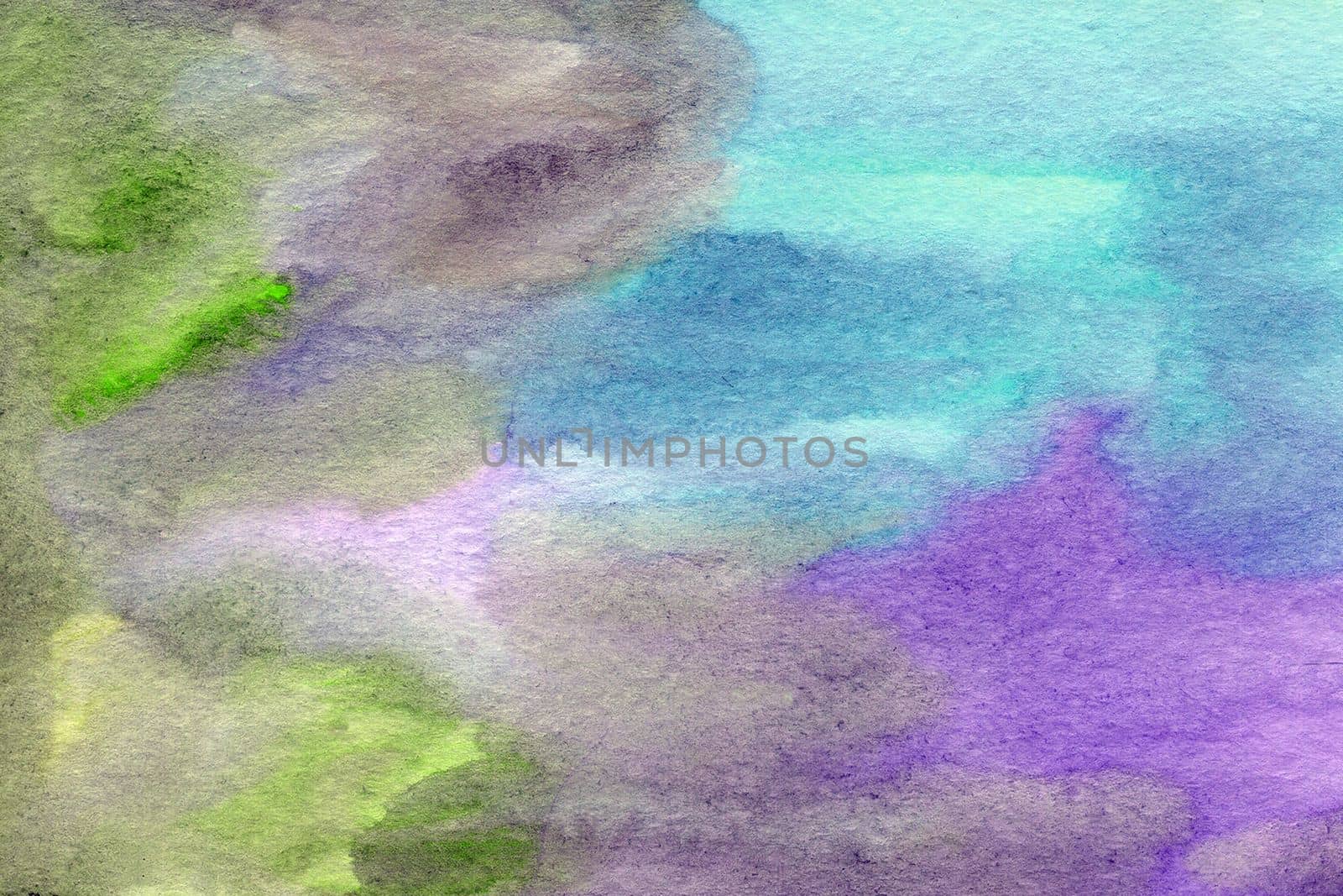 Hand drawn watercolor green red texture . High quality illustration