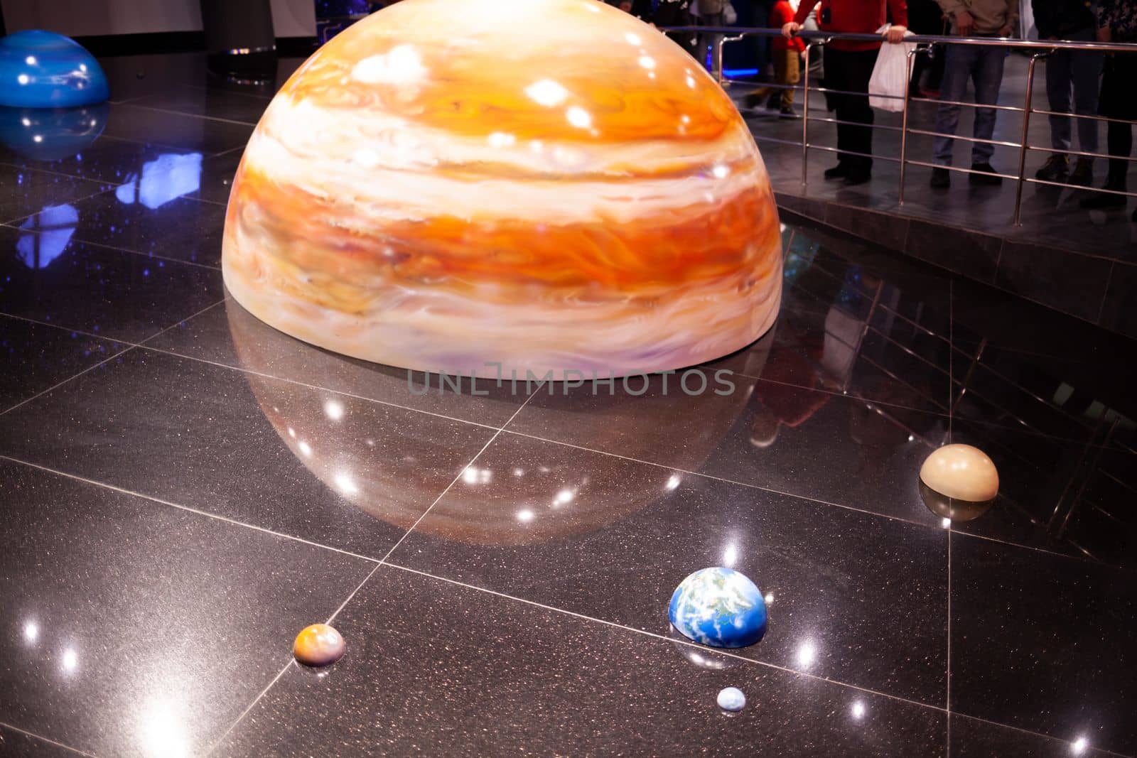 Various exhibits of the museum. The Moscow Planetarium is one  by AnatoliiFoto