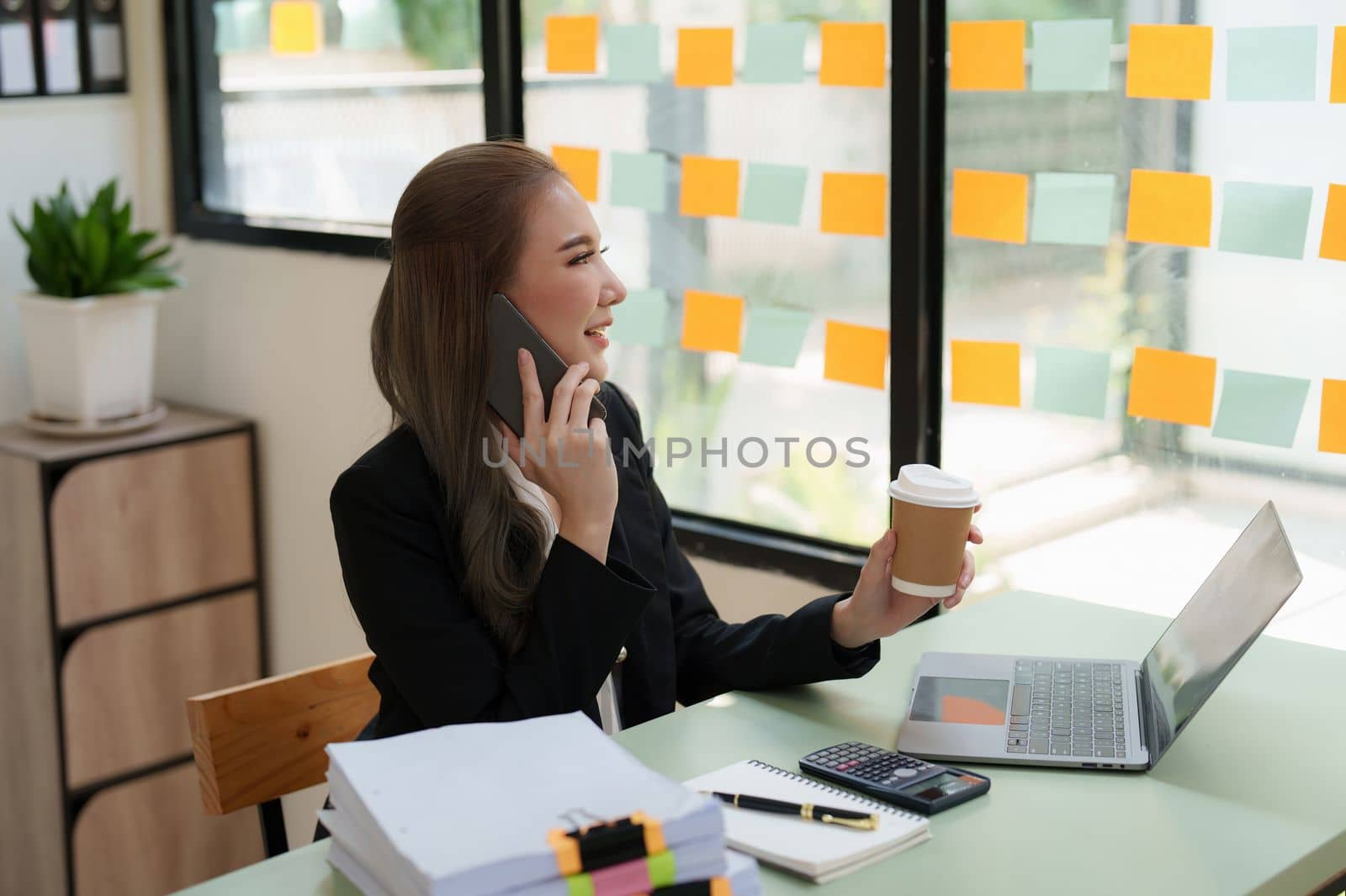 Business Documents, Auditor businesswoman searching document legal prepare paperwork and report for analysis TAX time, accountant Documents data contract partner deal in workplace.