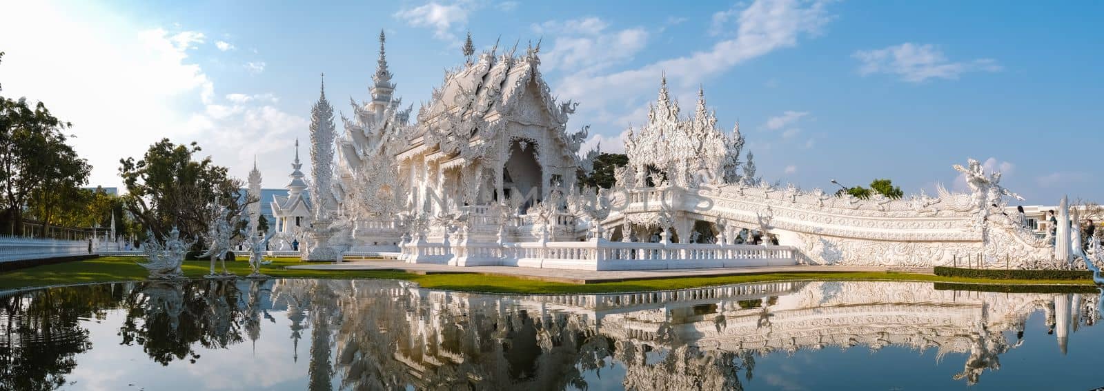 White Temple Chiang Rai Thailand, Wat Rong Khun , Chiang Rai, Northern Thailand.