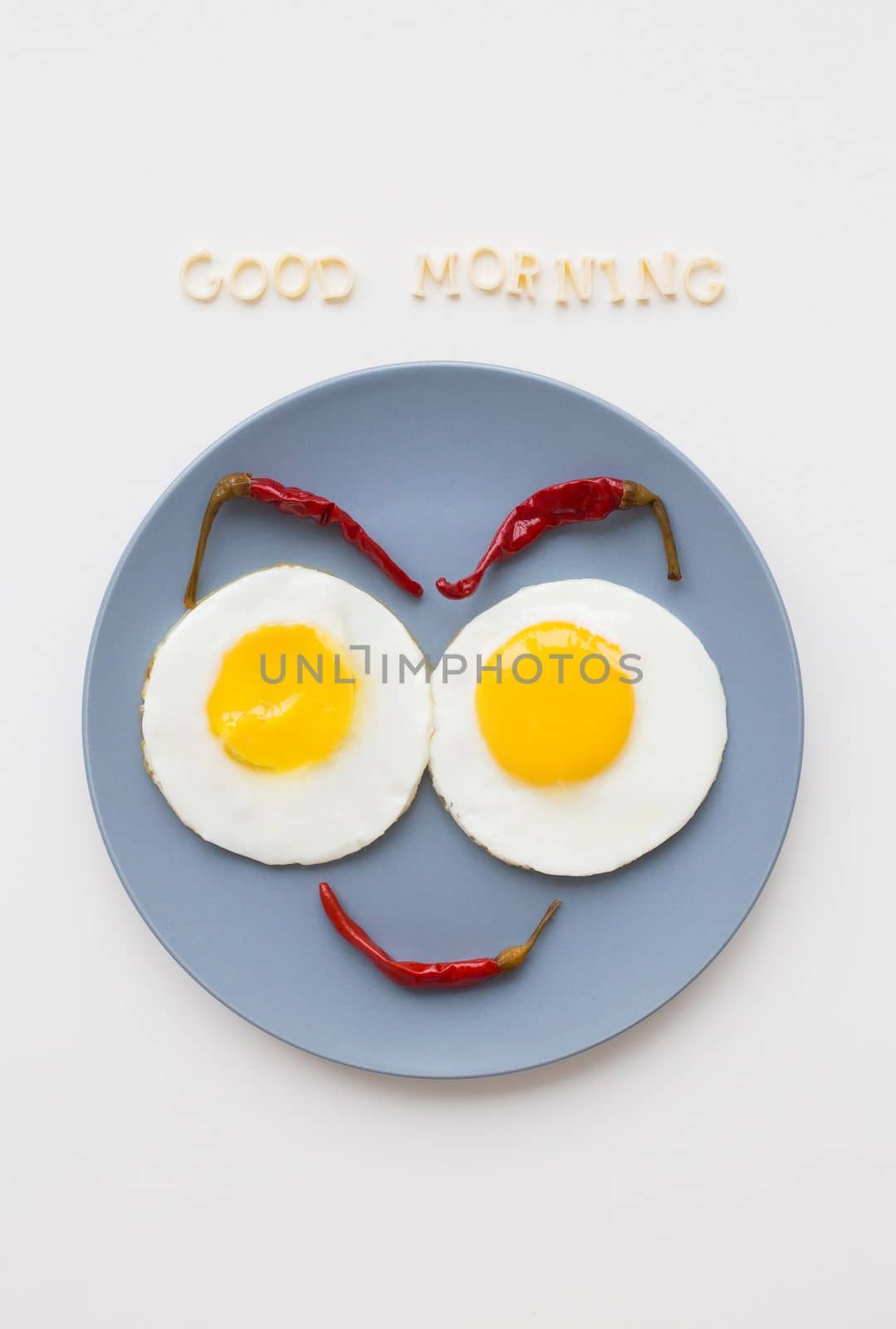 two beautiful eggs on a plate by sfinks