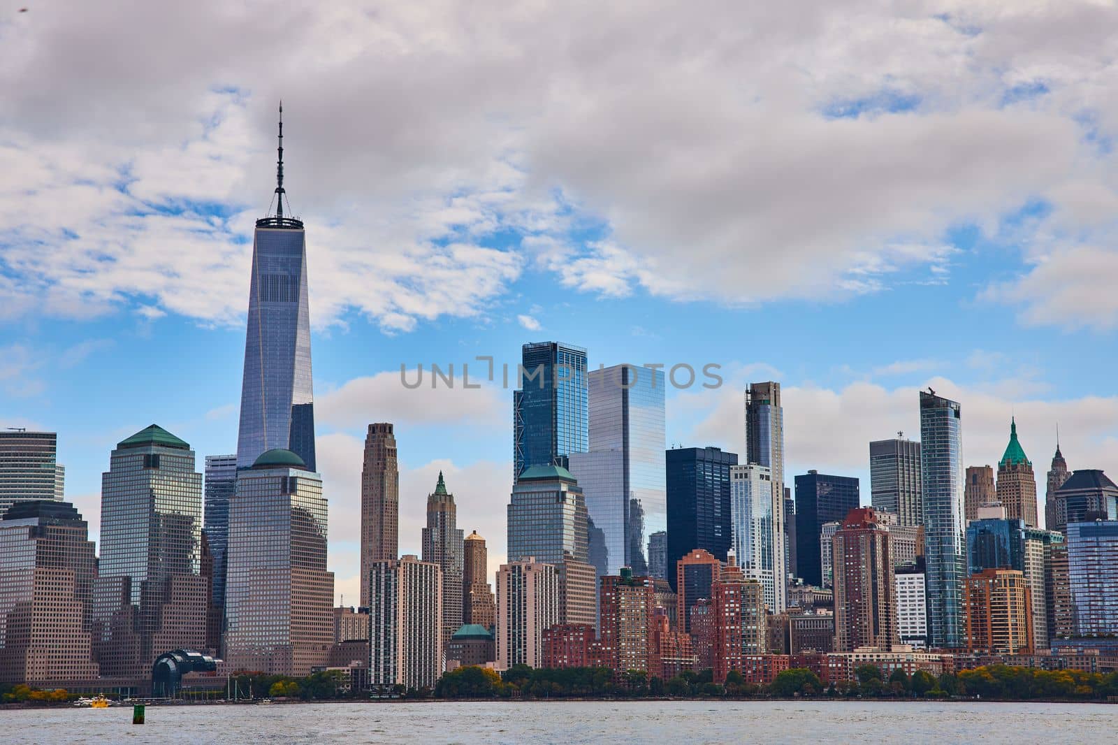 Stunning New York City skyline viewed from New Jersey by njproductions