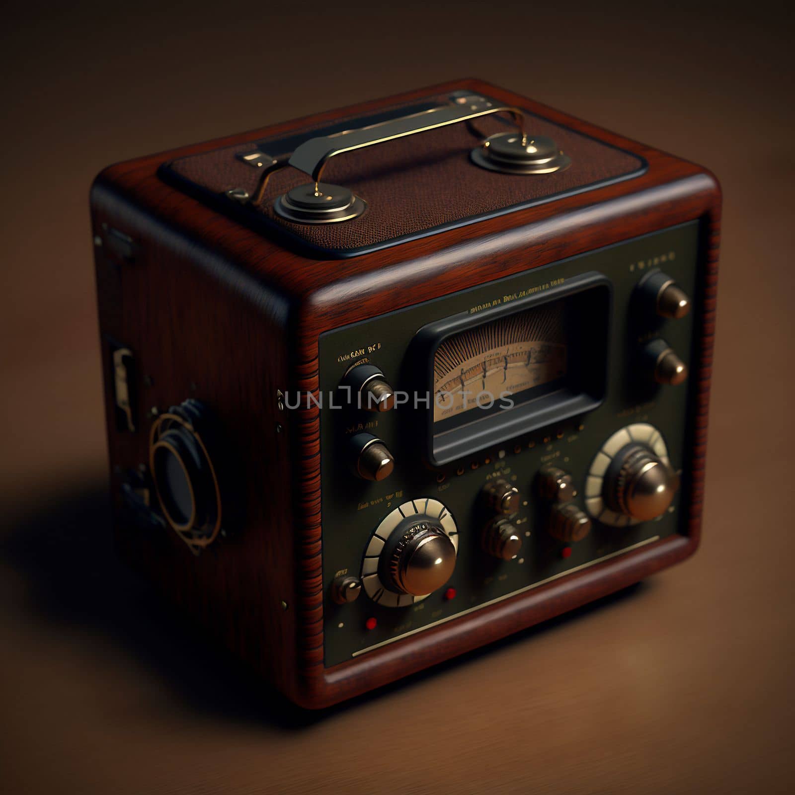 A non-existent model of a vintage audio player by NeuroSky
