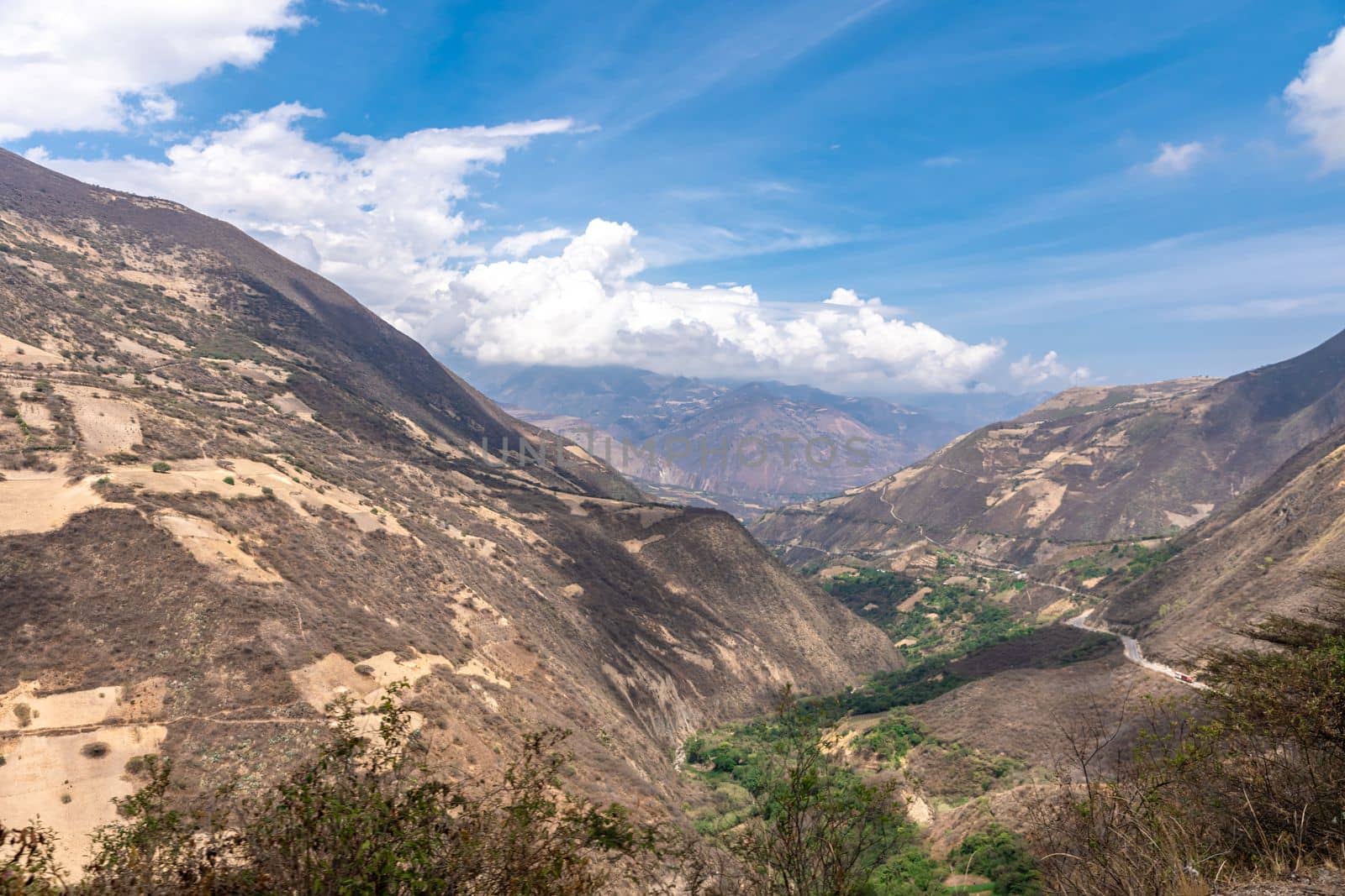 mountain nature of Colombia in South America. 