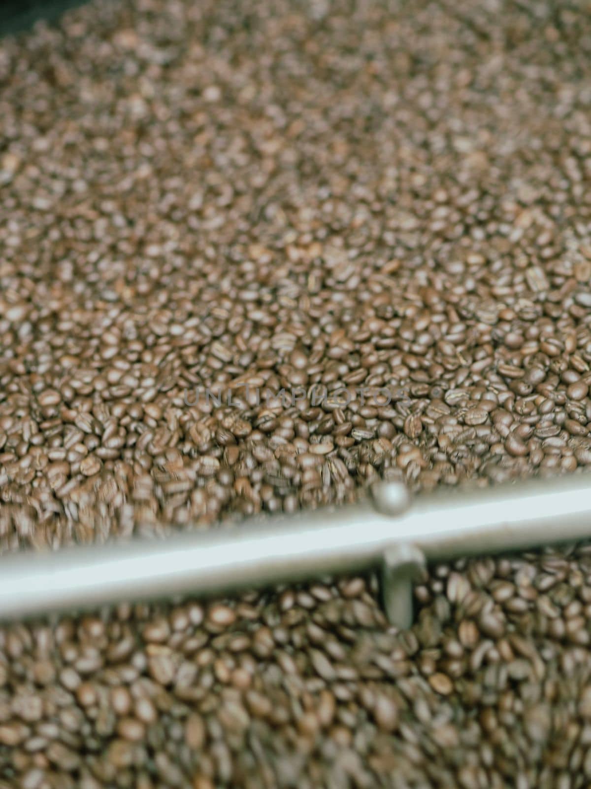 brown roasted coffee beans macro closeup making the blend series