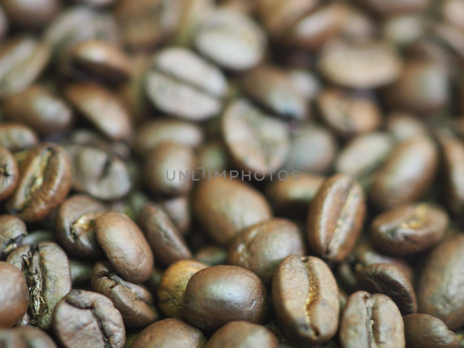 brown roasted coffee beans macro closeup making the blend series