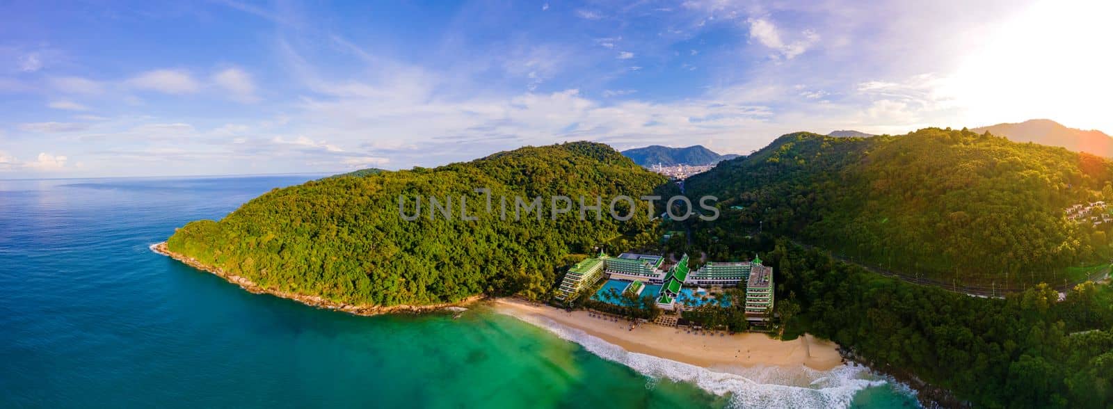 Phuket Thailand , Luxury resort in a bay in Thailand by fokkebok
