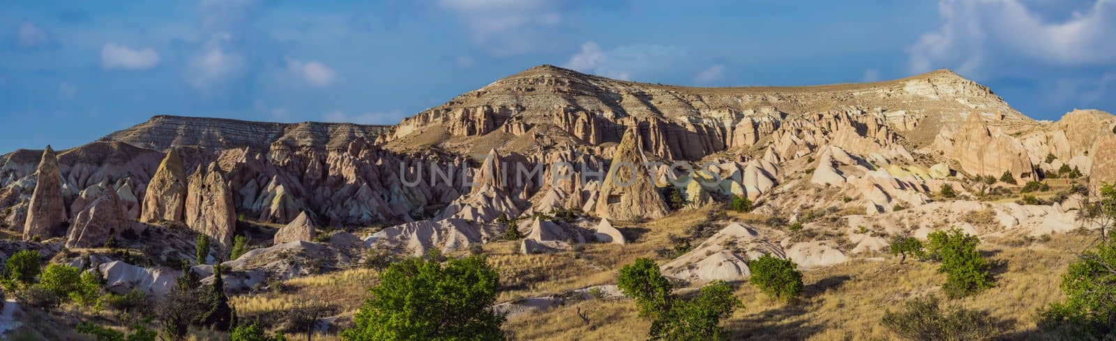 Meskendir Valley, Pink Valley. Cappadocia Turkey. Travel to Turkey concept by galitskaya