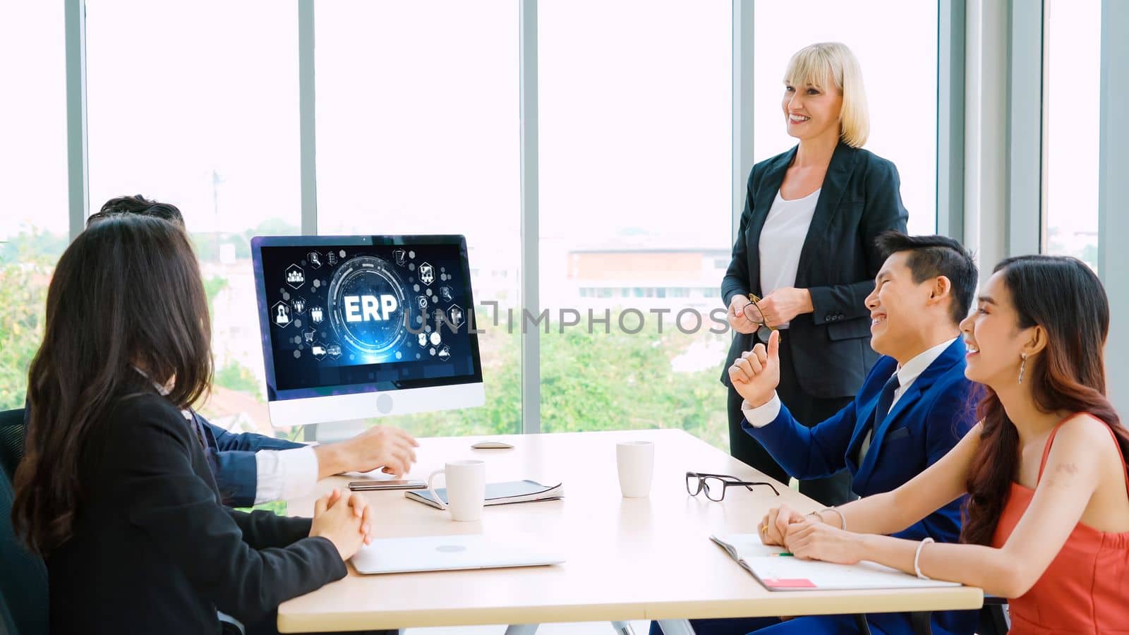 ERP enterprise resource planning software for modish business to plan the marketing strategy