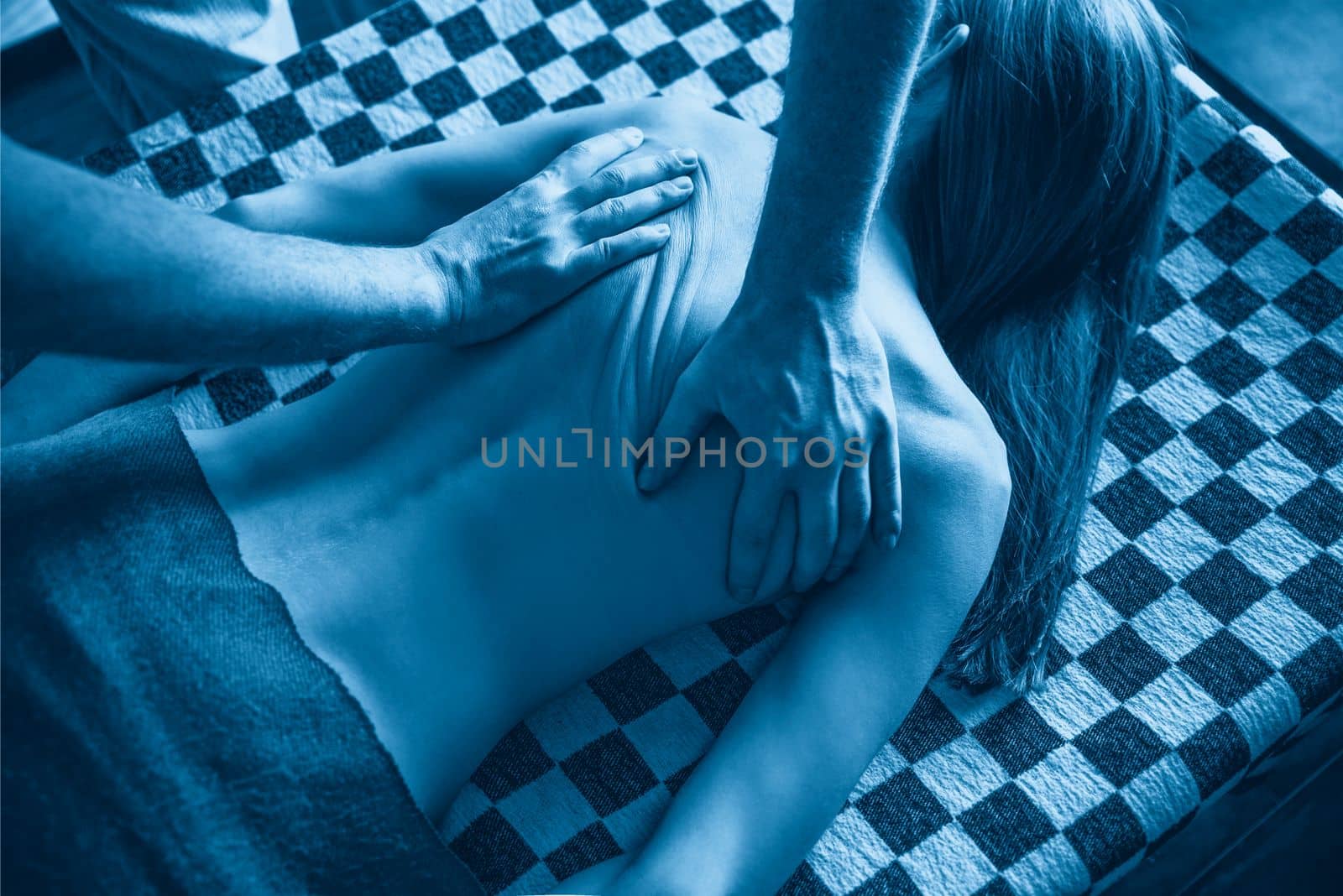 Thai massage for woman with stretching and deep massage by Mariakray
