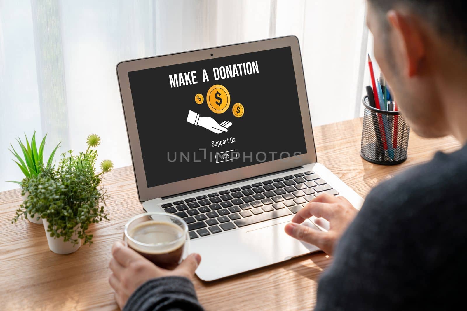 Online donation platform offer modish money sending system for people to transfer on the internet
