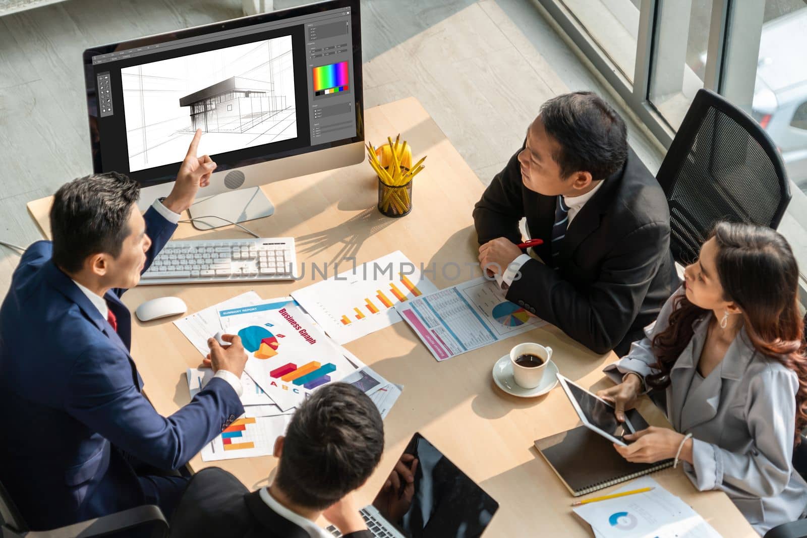 Architectural design modish software application for architect business and professional designer