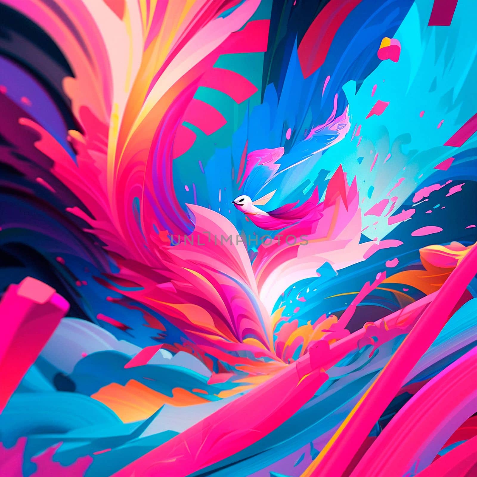 Bright colorful background by NeuroSky