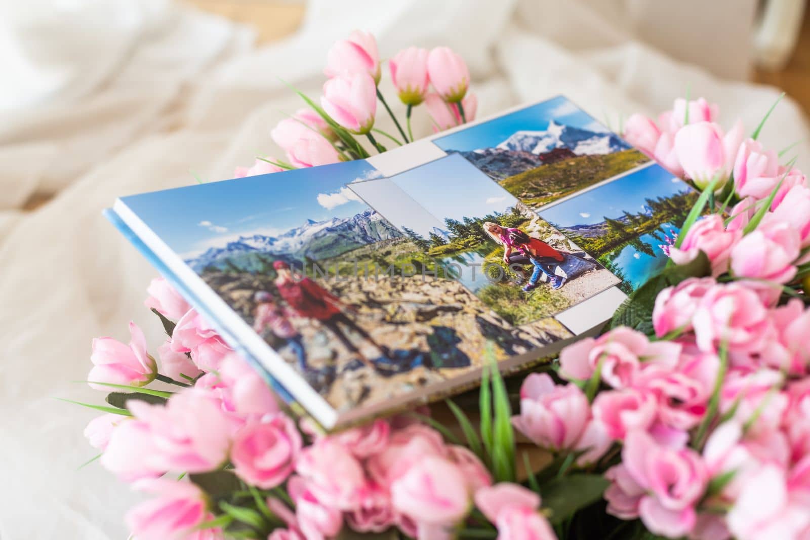 photo books and flowers, photo album by Andelov13