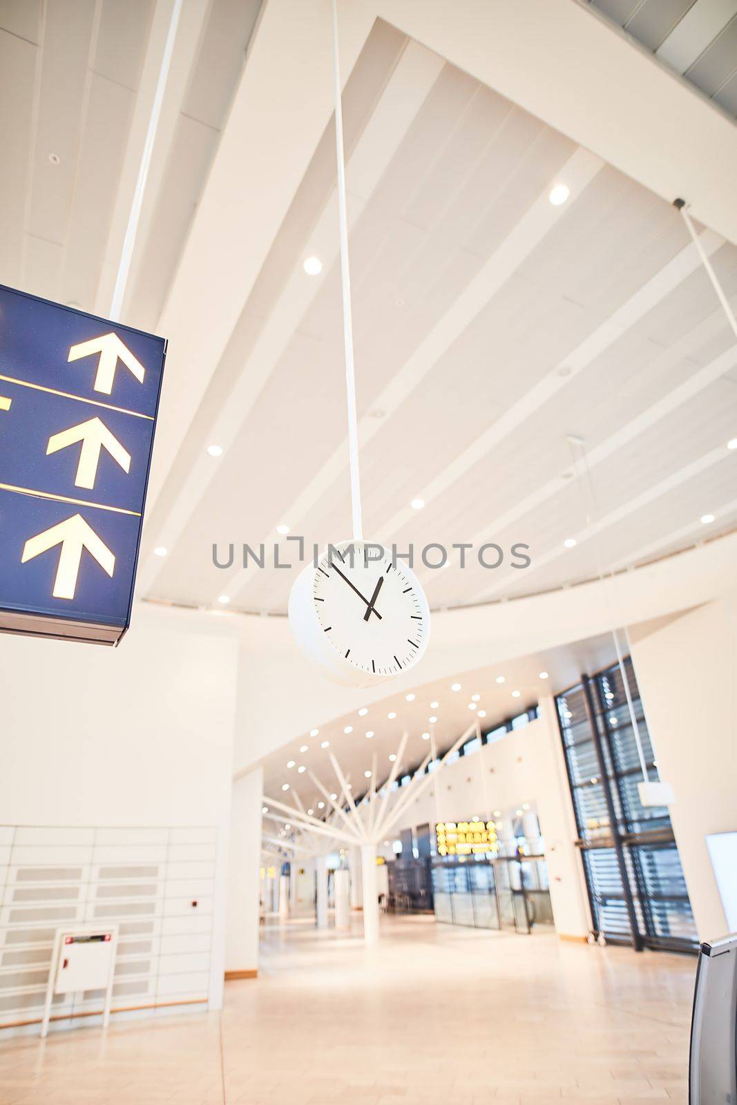 The airport terminal - abstract background. The the airport terminal - abstract architectural details. by YuriArcurs