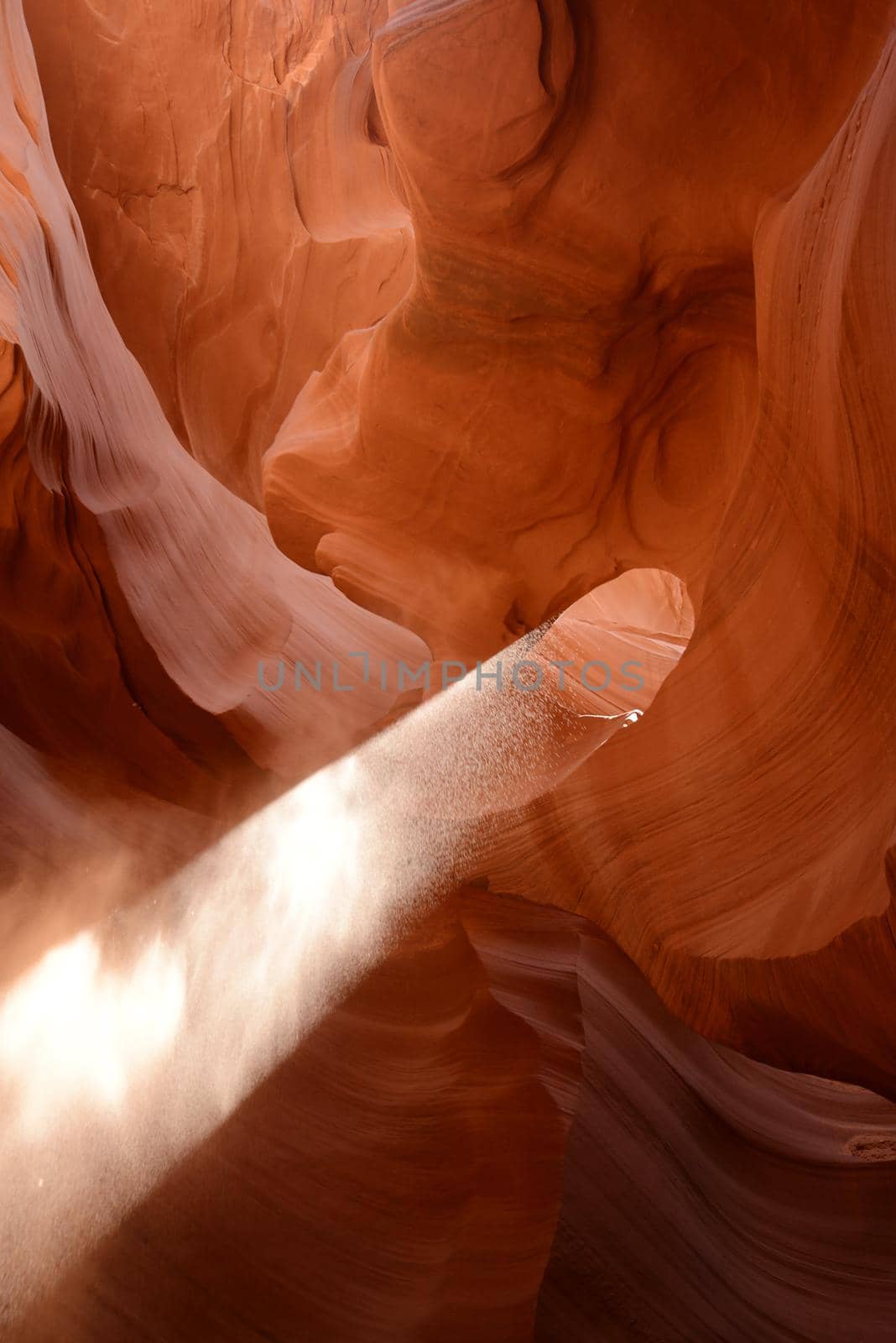 Sandstone wall in Lower Antelope Canyon, Arizona