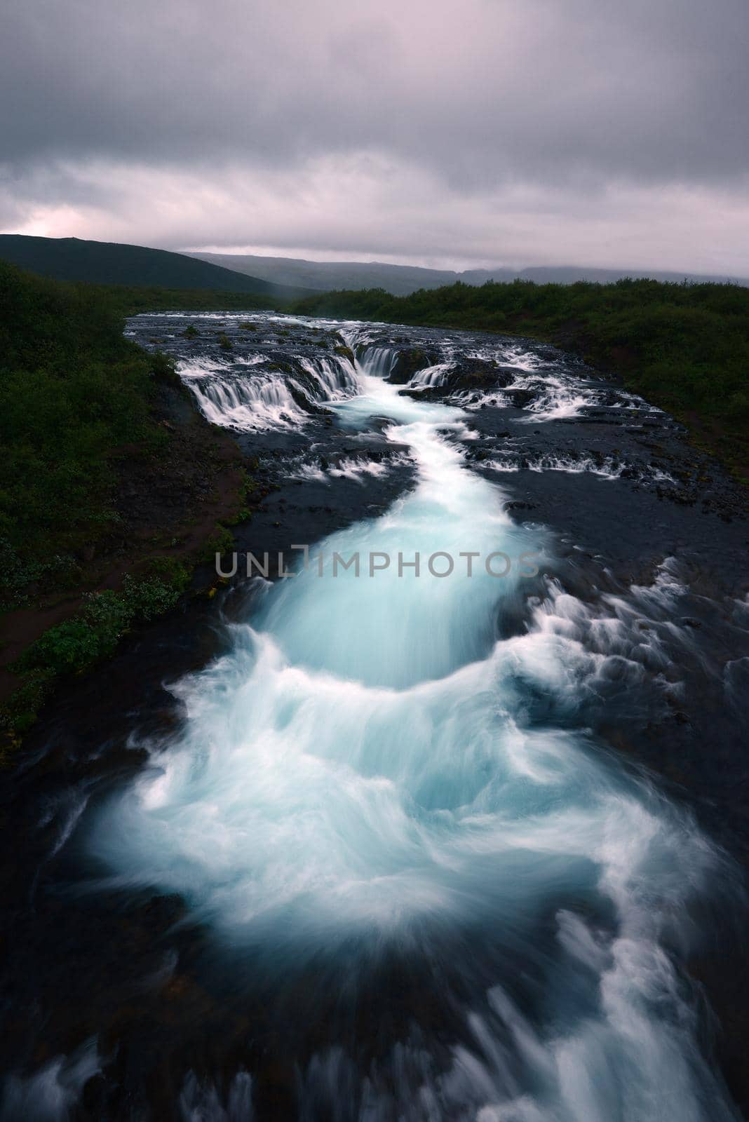 Bruarfoss waterfall by porbital
