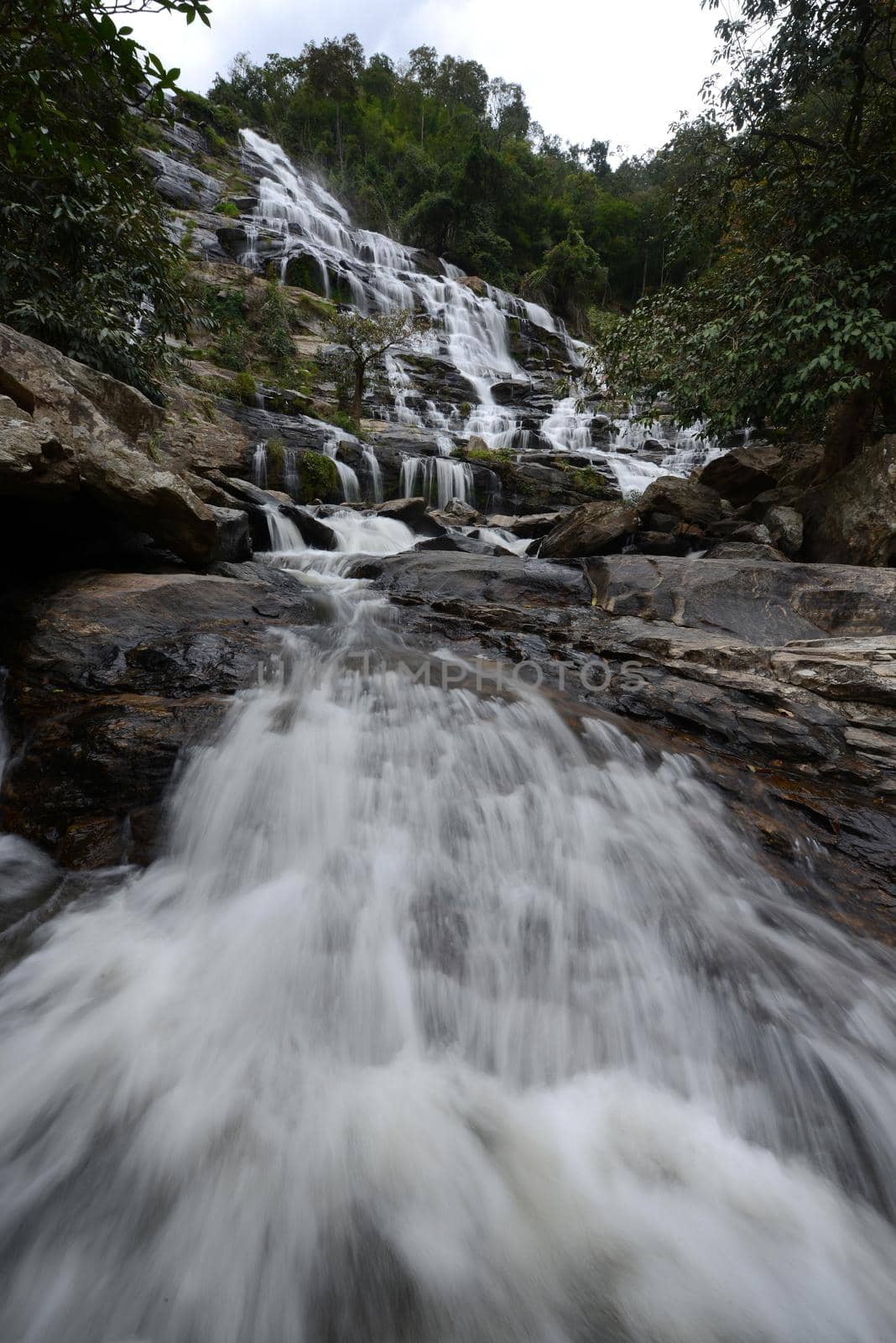 Mae Ya Waterfall in Chiang Mai Thailand