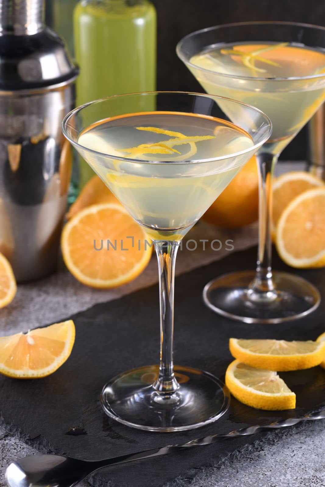 Lemon drop martini with zest offers a sophisticated twist to a cocktail. This light and savory favorite combines vodka, orange liqueur, fresh lemon juice and zest.