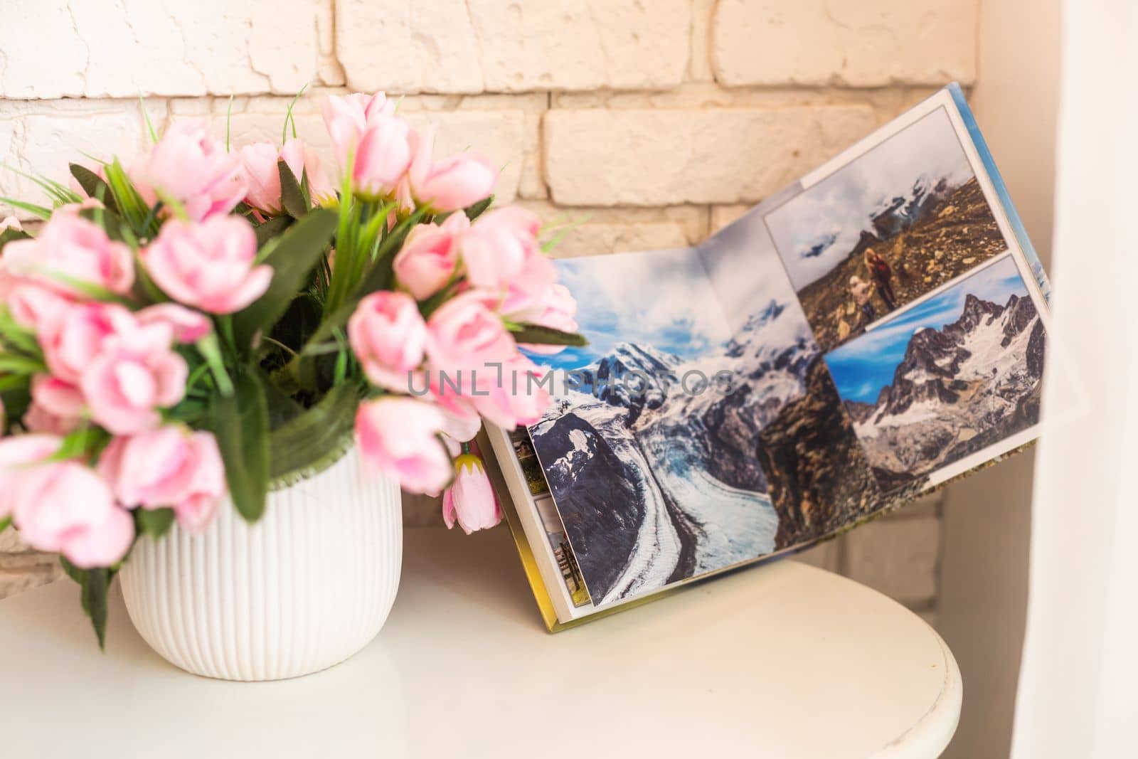 photo books and flowers, photo album by Andelov13