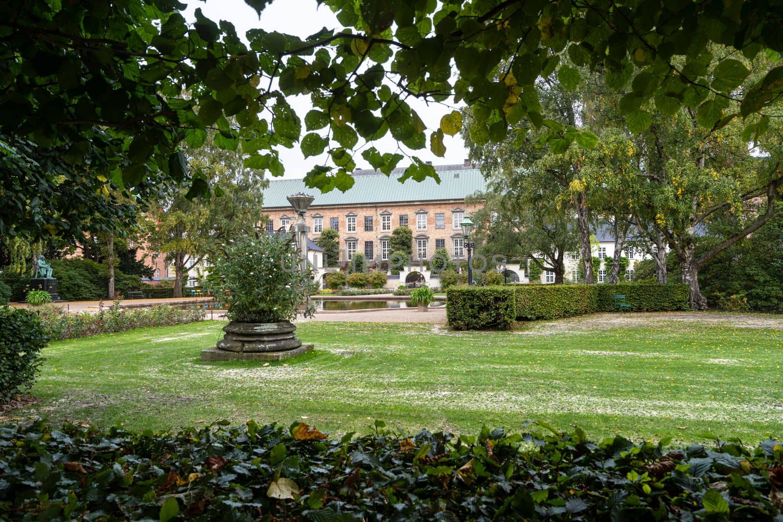 The Garden of the Royal Library in Copenhagen, Denmark by sergiodv