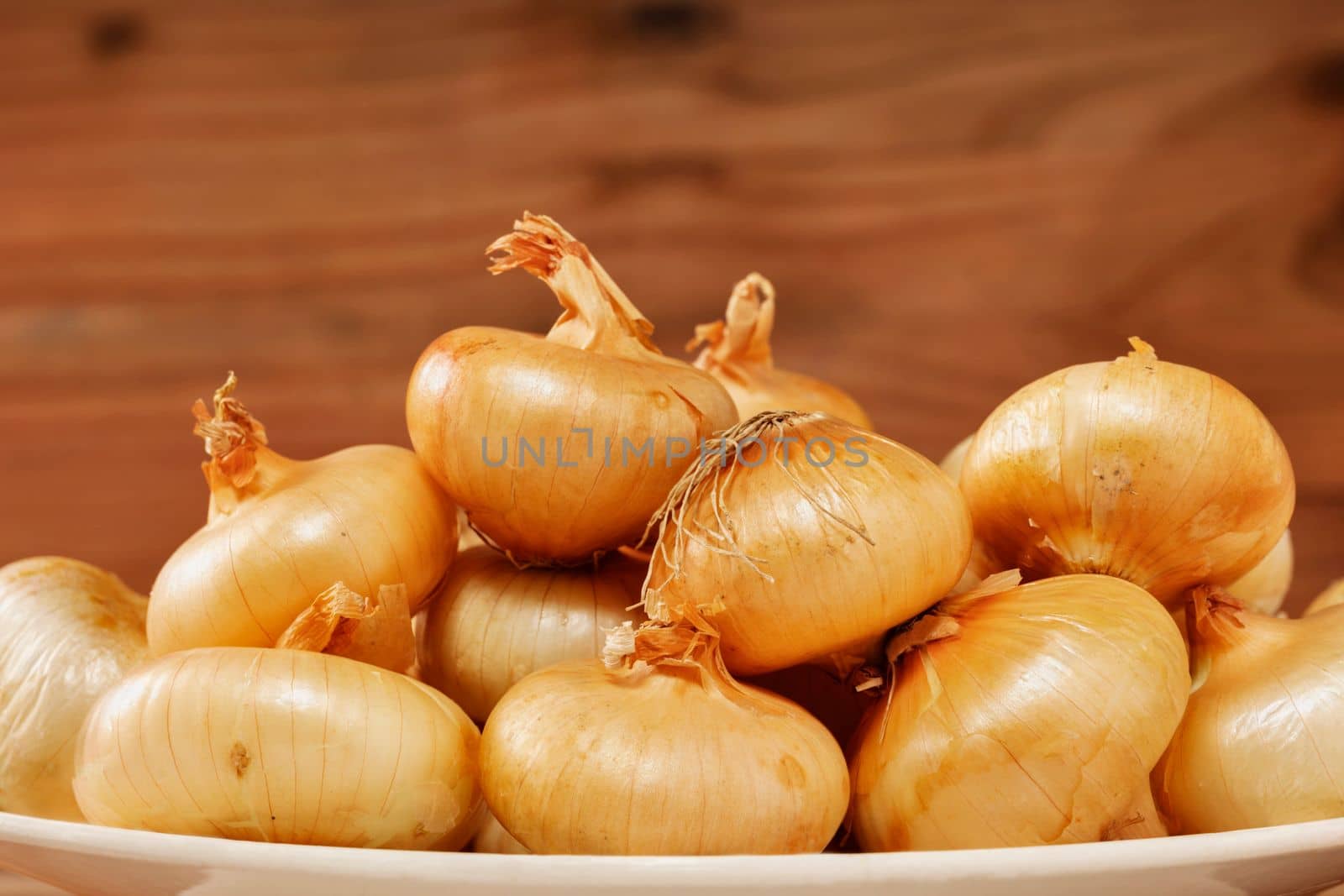 Heap of Italian borettane onions  by victimewalker