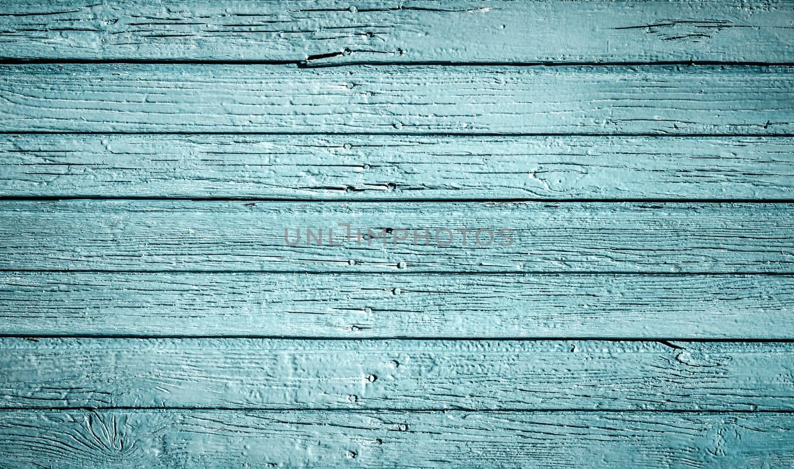 Blue wooden vintage background — Aged wooden board.