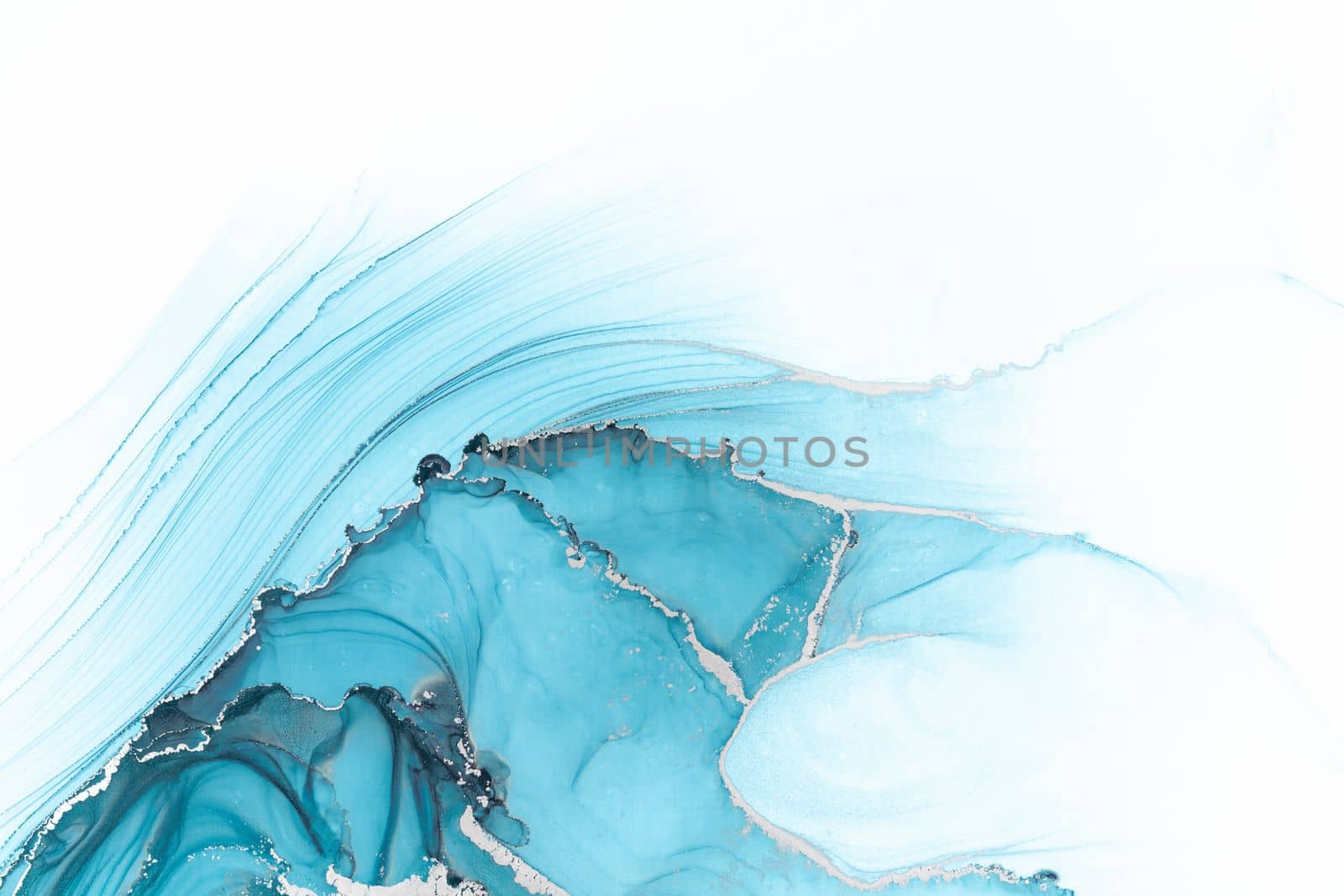 Marble ink abstract art from meticulous original painting abstract background . Painting was painted on high quality paper texture to create smooth marble background pattern of ombre alcohol ink .