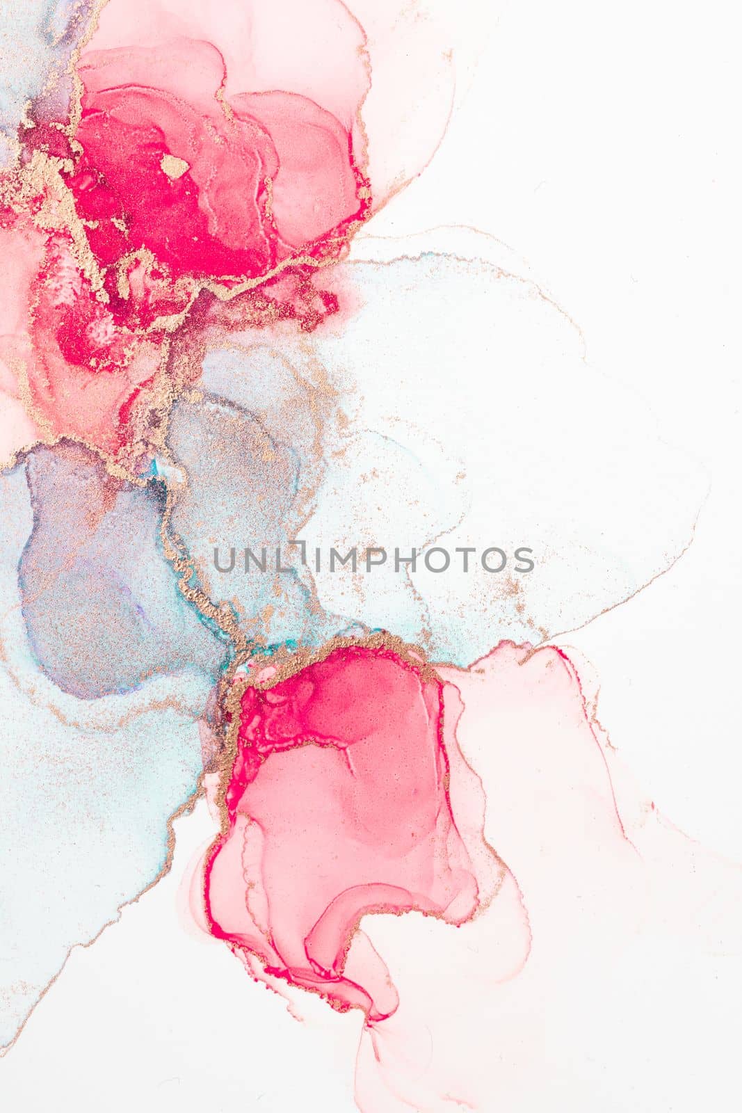 Marble ink abstract art from meticulous original painting abstract background . Painting was painted on high quality paper texture to create smooth marble background pattern of ombre alcohol ink .