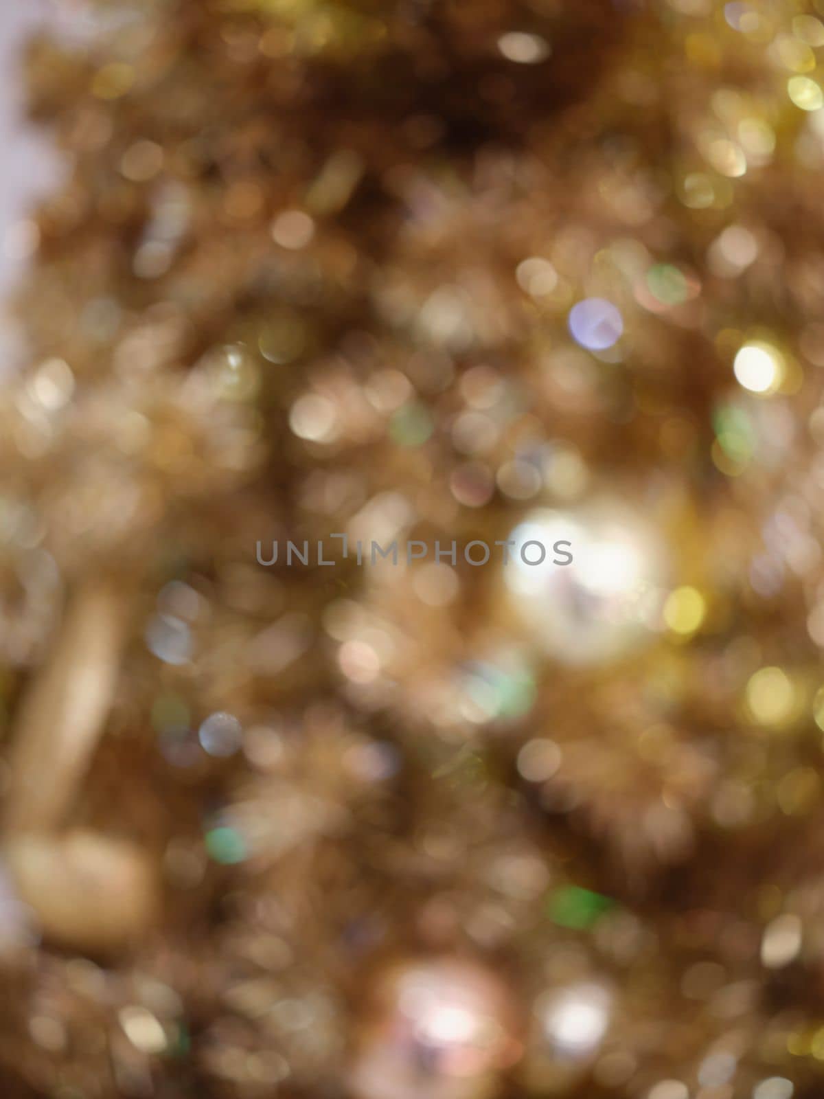 Christmas and Happy new year on blurred bokeh christmas tree by Hepjam