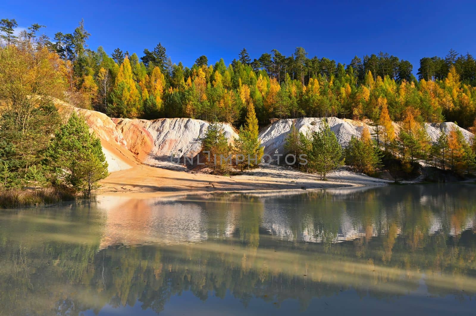 Autumn landscape. Beautiful colorful nature in autumn time. Czech Republic - seasonal background by Montypeter